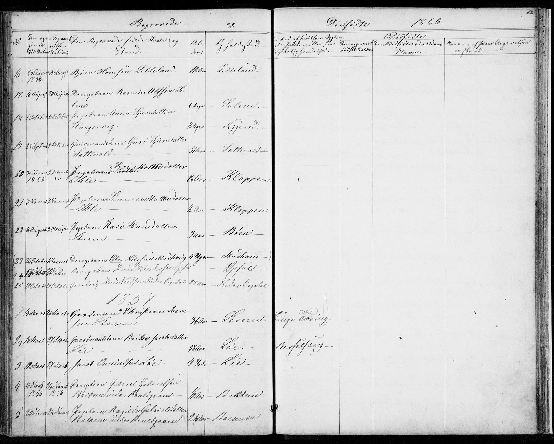 Vikedal sokneprestkontor, AV/SAST-A-101840/01/V: Parish register (copy) no. B 9, 1856-1878, p. 62