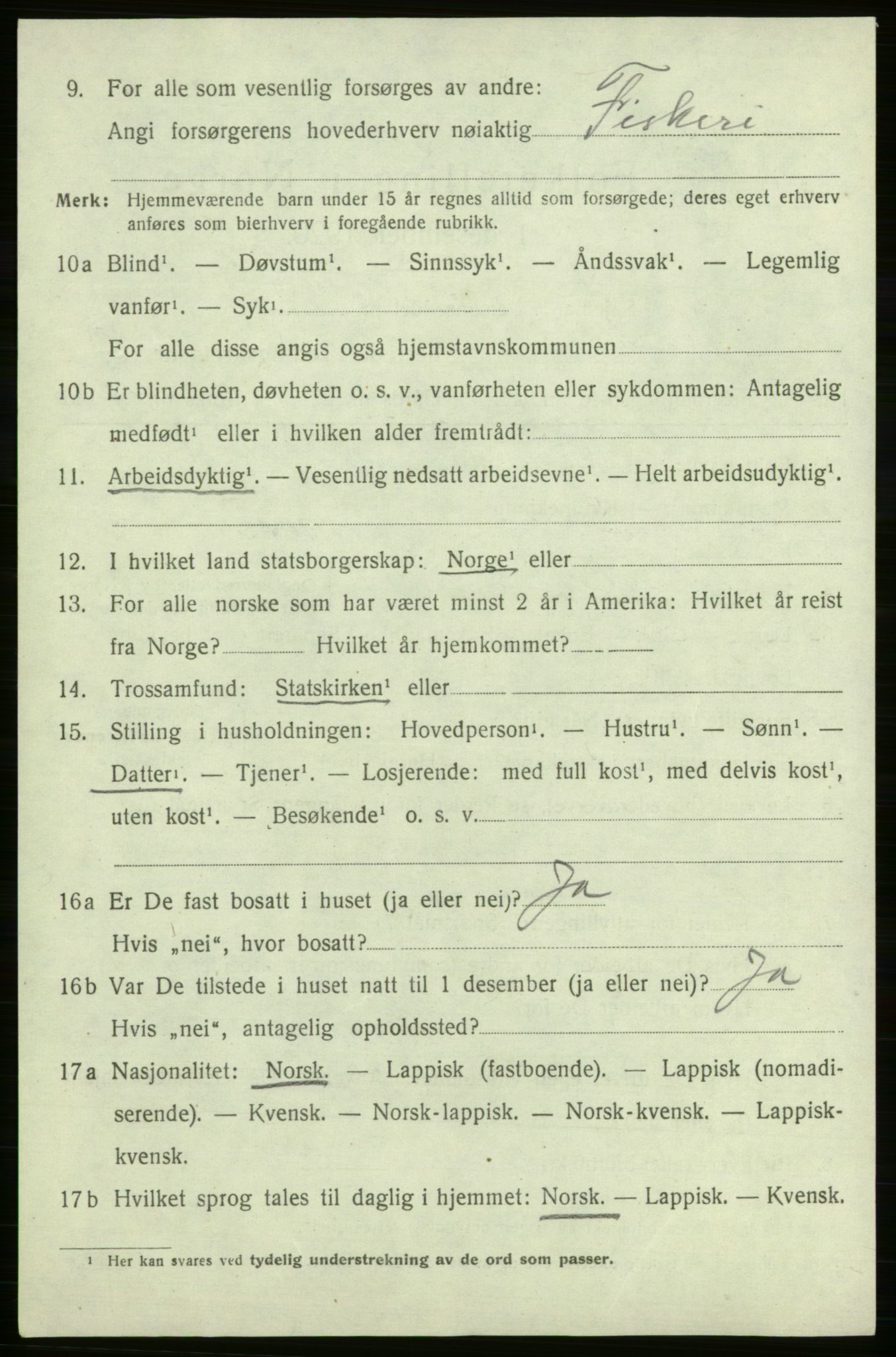 SATØ, 1920 census for Måsøy, 1920, p. 2327