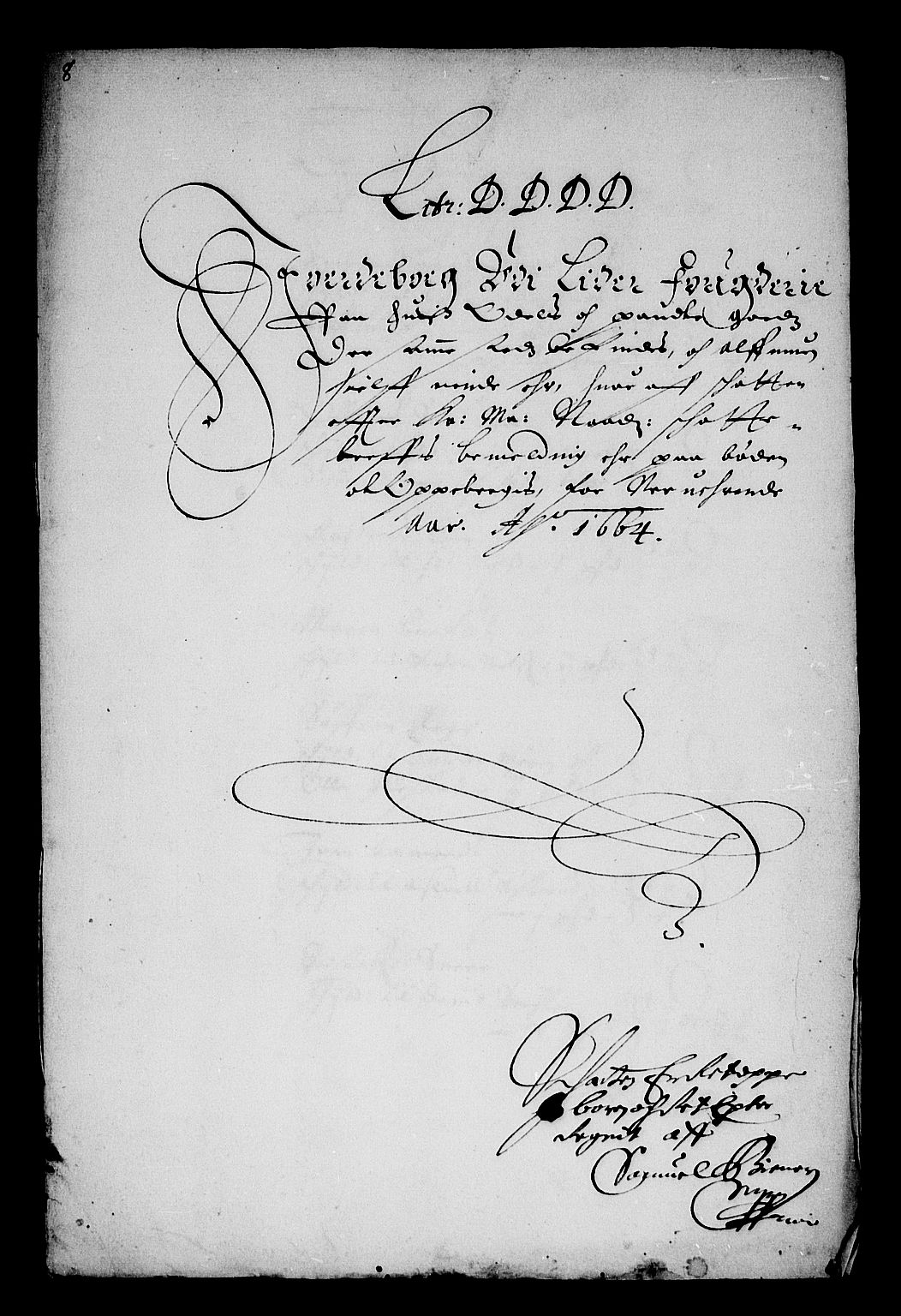 Rentekammeret inntil 1814, Reviderte regnskaper, Stiftamtstueregnskaper, Landkommissariatet på Akershus og Akershus stiftamt, RA/EA-5869/R/Ra/L0024: Landkommissariatet på Akershus, 1664