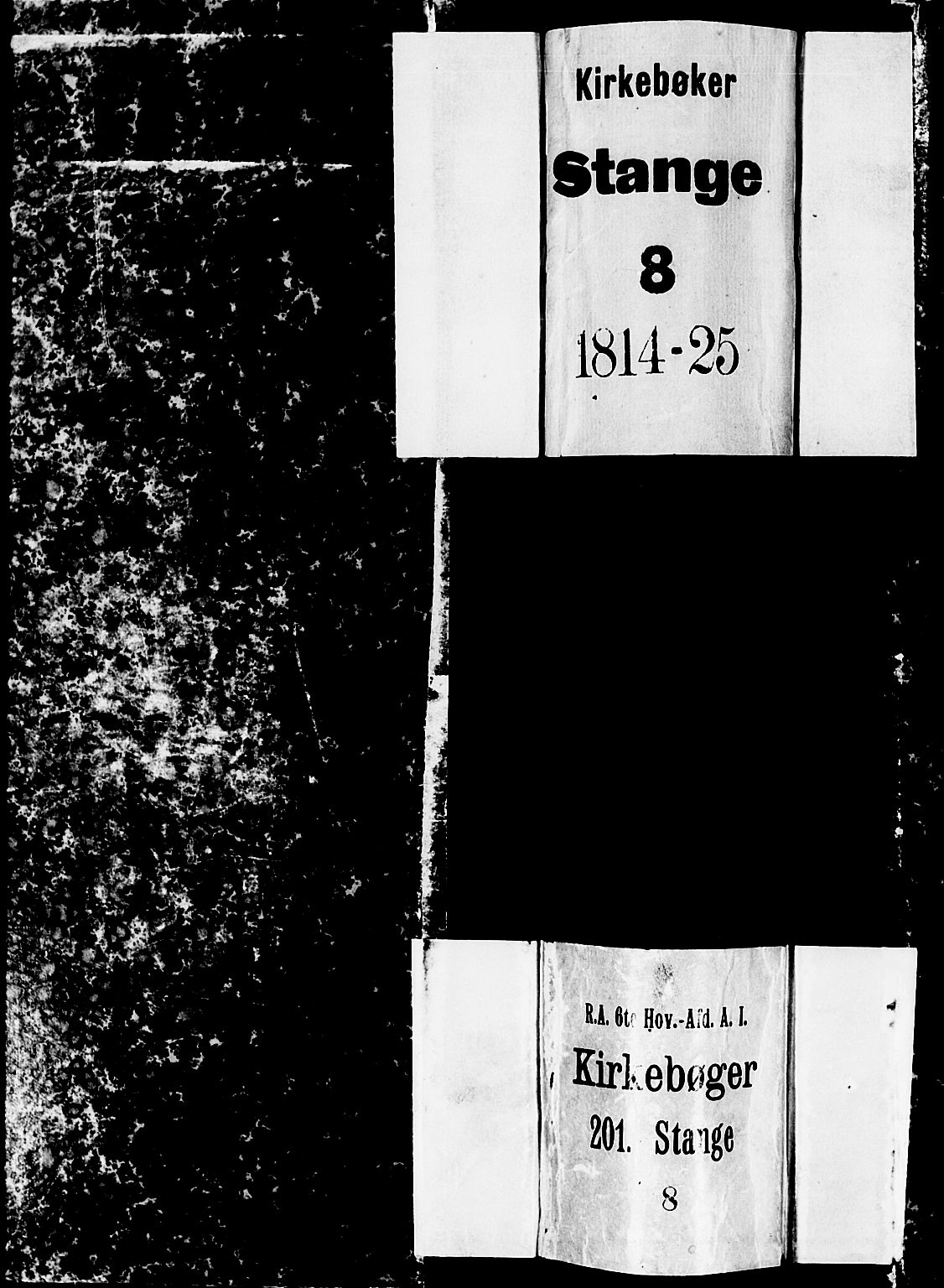 Stange prestekontor, AV/SAH-PREST-002/L/L0001: Parish register (copy) no. 1, 1814-1825