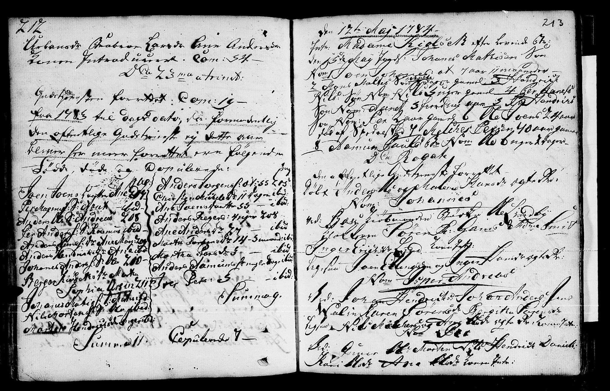 Loppa sokneprestkontor, AV/SATØ-S-1339/H/Ha/L0001kirke: Parish register (official) no. 1 /1, 1753-1784, p. 212-213