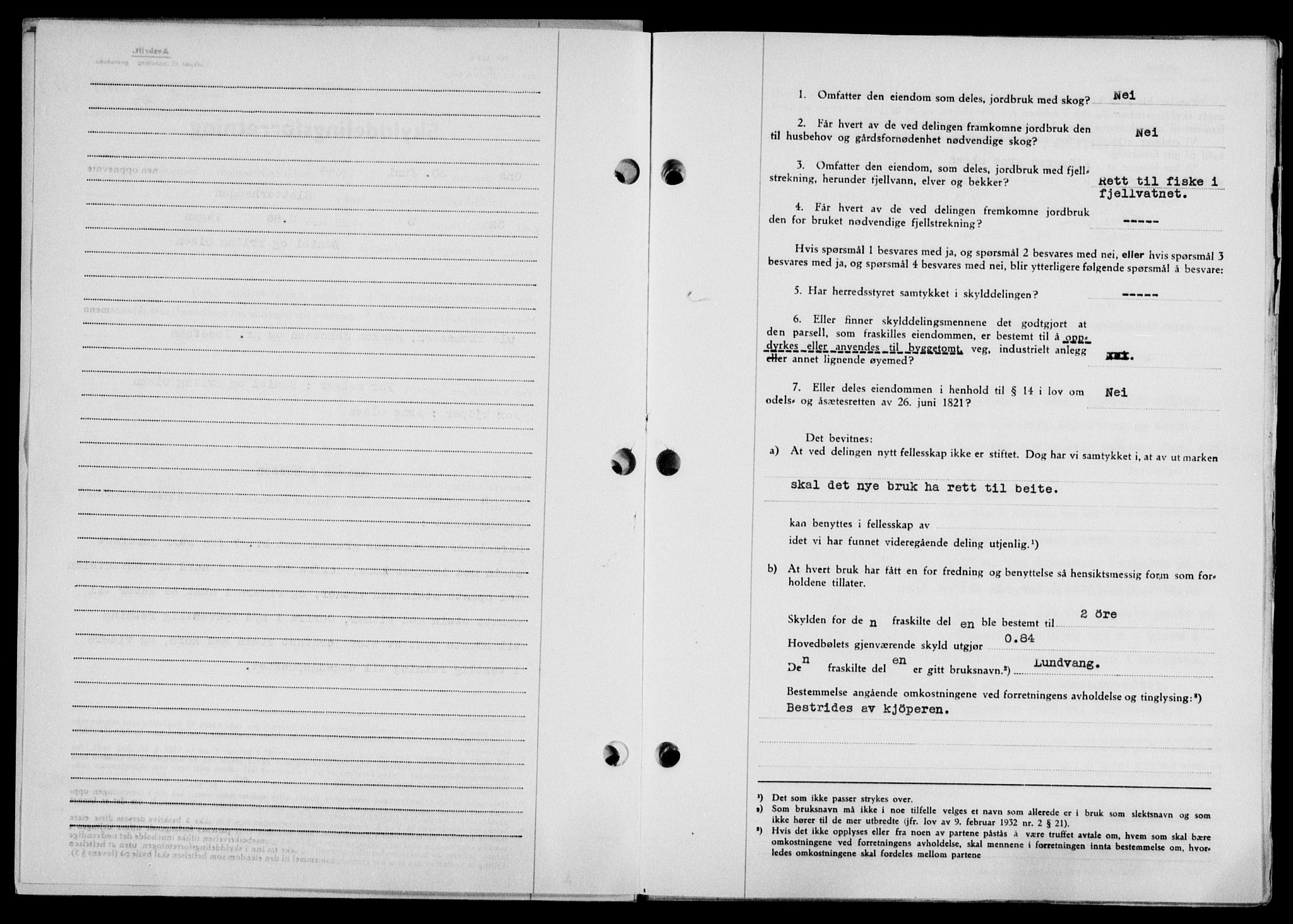 Lofoten sorenskriveri, SAT/A-0017/1/2/2C/L0018a: Mortgage book no. 18a, 1948-1948, Diary no: : 1414/1948