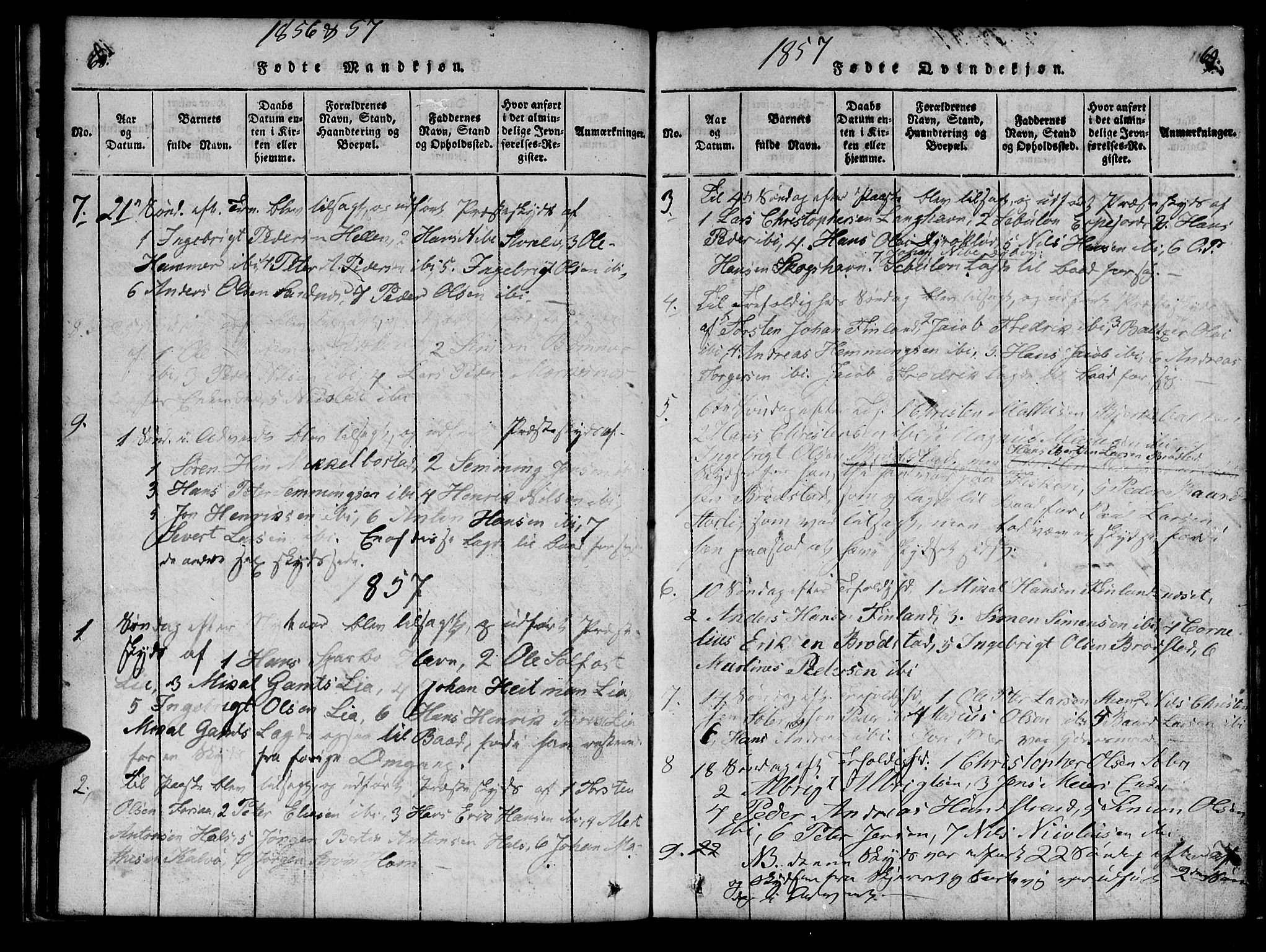 Tranøy sokneprestkontor, SATØ/S-1313/I/Ia/Iab/L0009klokker: Parish register (copy) no. 9, 1829-1834, p. 68-69