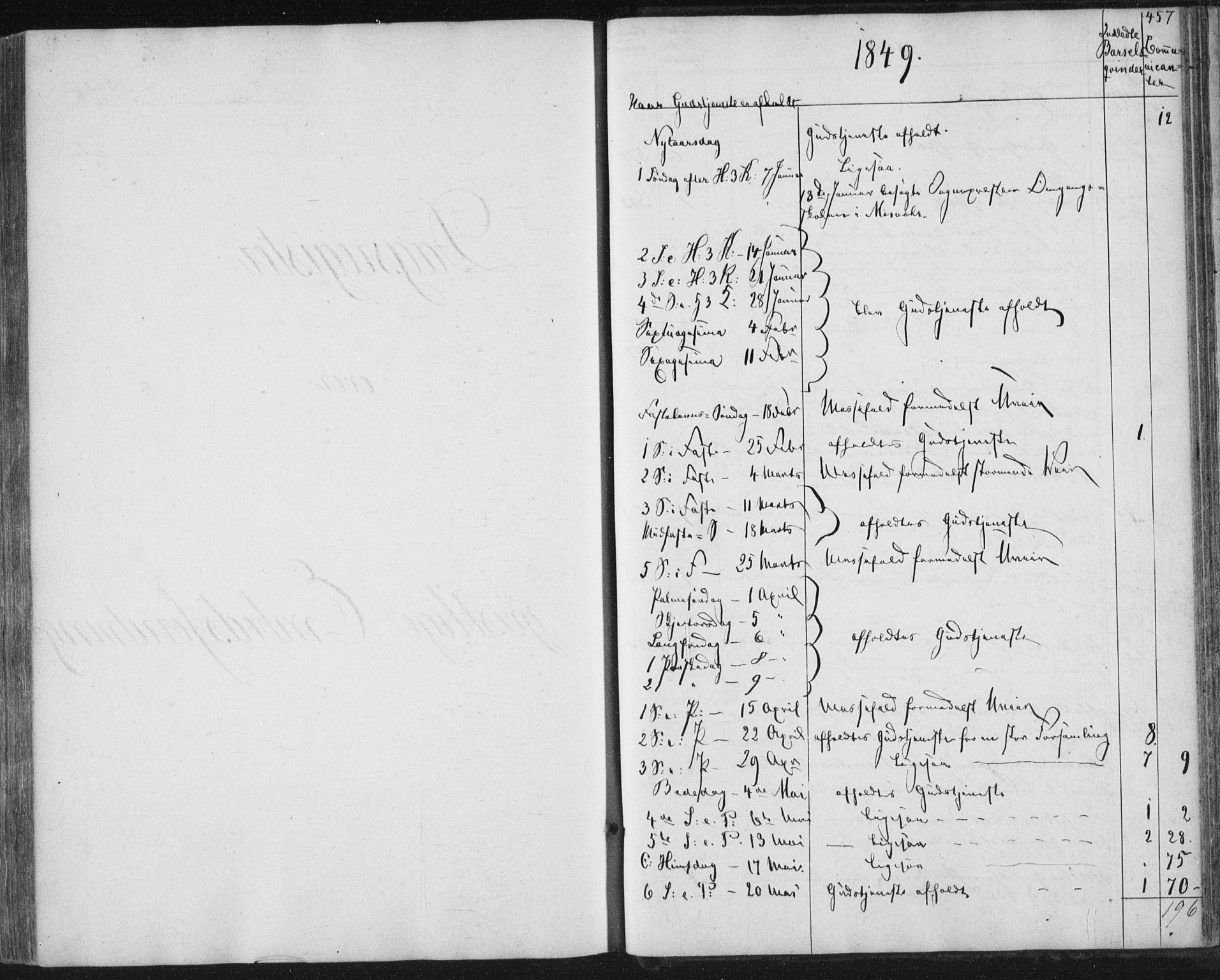 Ministerialprotokoller, klokkerbøker og fødselsregistre - Nordland, AV/SAT-A-1459/852/L0738: Parish register (official) no. 852A08, 1849-1865, p. 457