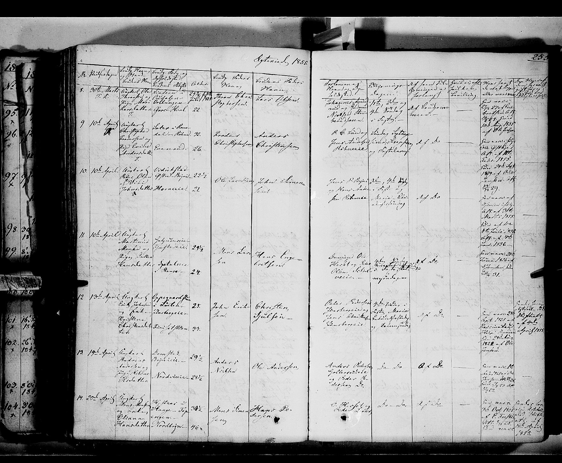 Romedal prestekontor, AV/SAH-PREST-004/K/L0004: Parish register (official) no. 4, 1847-1861, p. 255