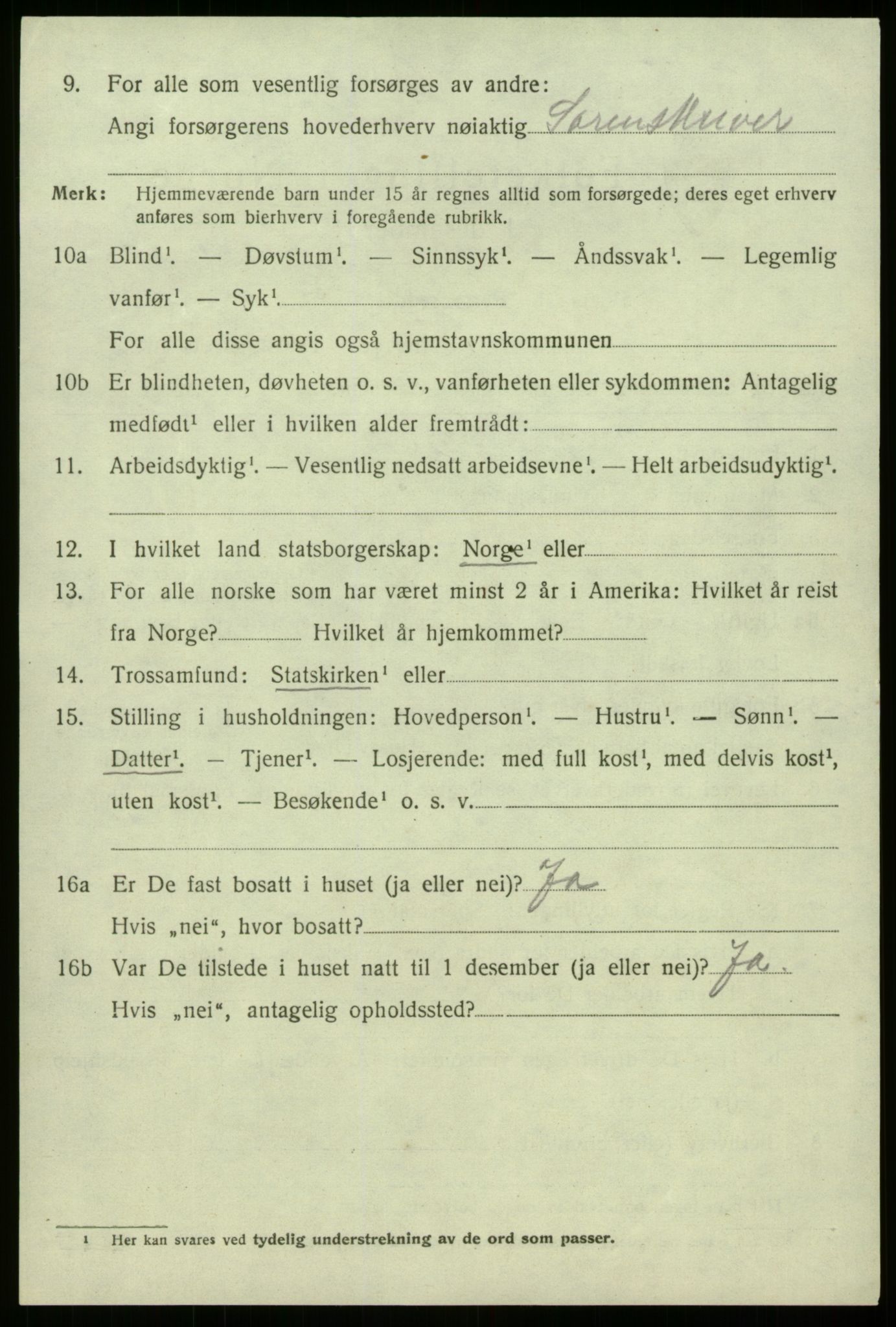 SAB, 1920 census for Eid, 1920, p. 4093