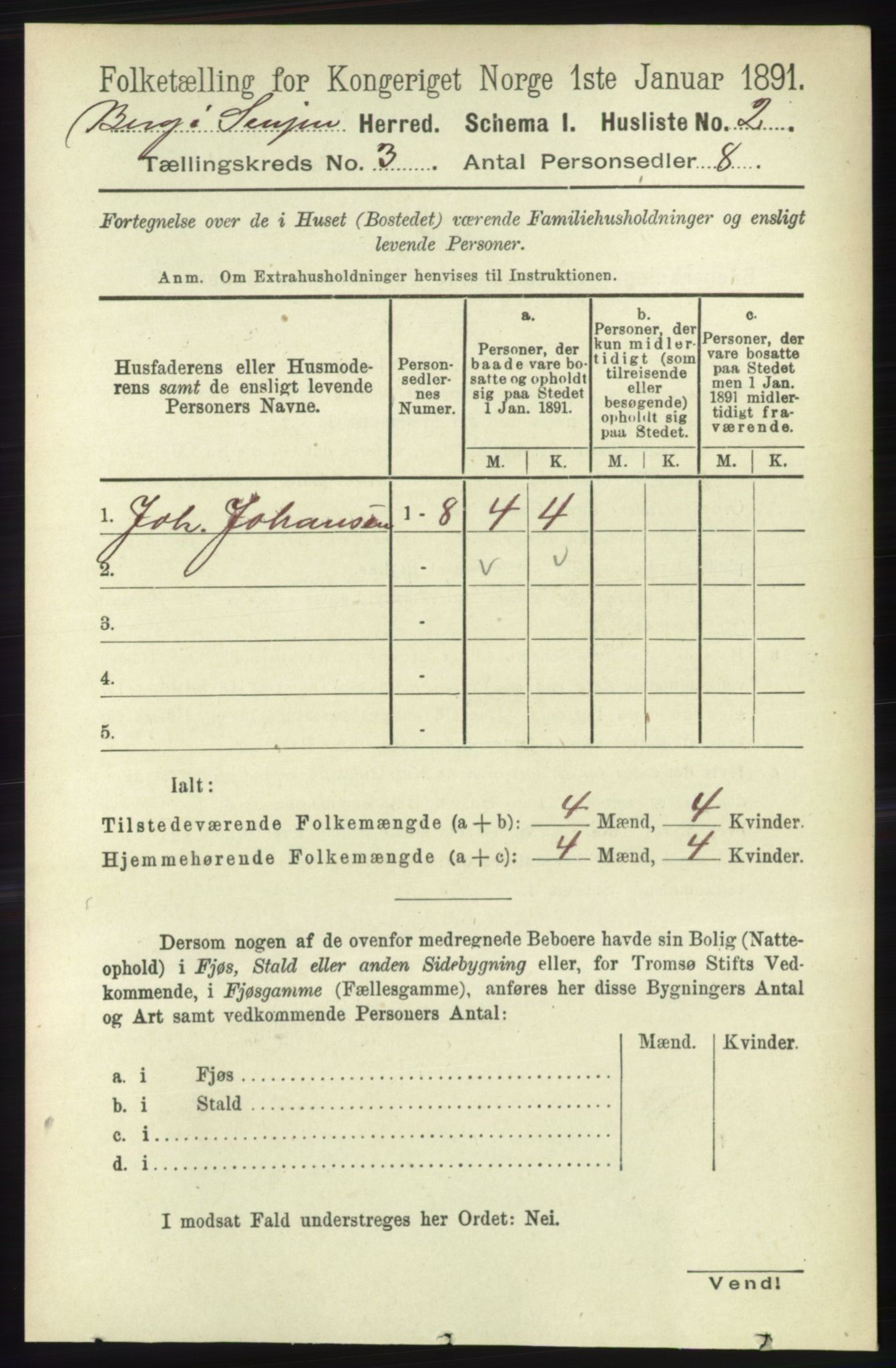 RA, 1891 census for 1929 Berg, 1891, p. 973