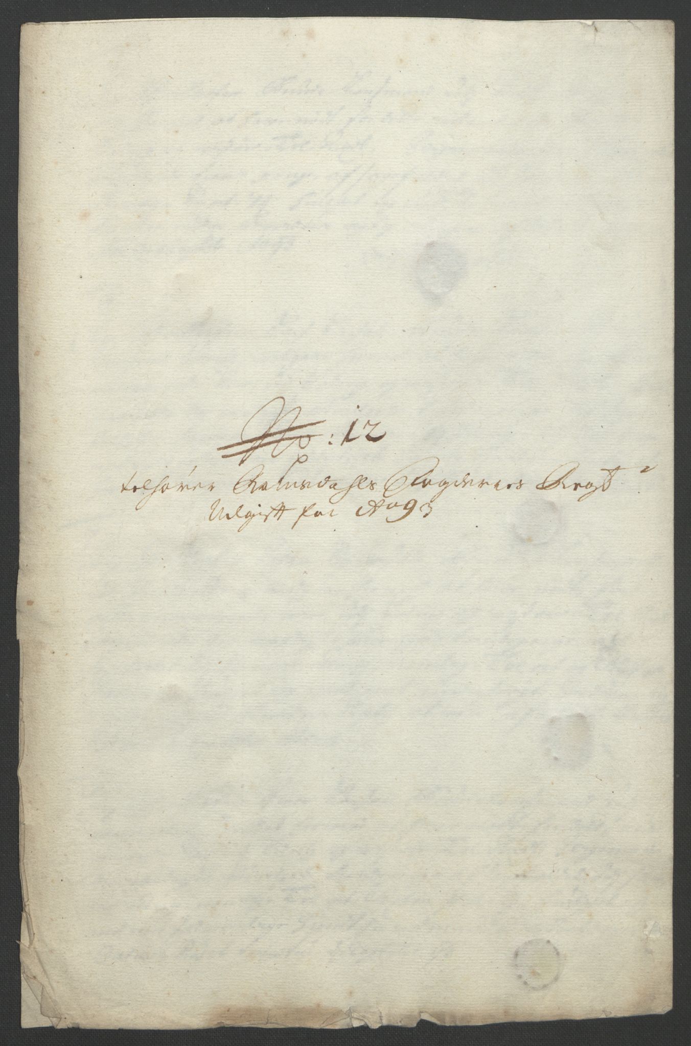 Rentekammeret inntil 1814, Reviderte regnskaper, Fogderegnskap, AV/RA-EA-4092/R55/L3651: Fogderegnskap Romsdal, 1693-1694, p. 157