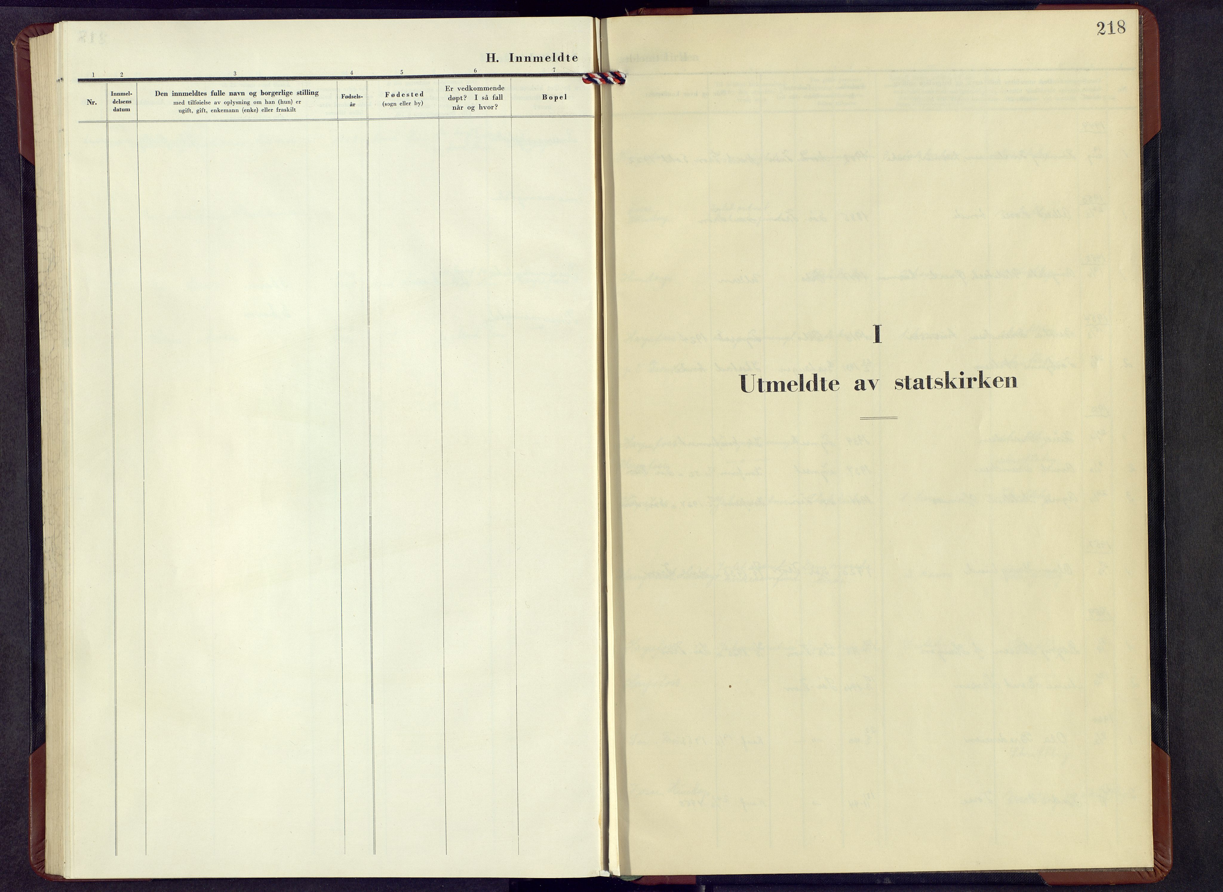 Sør-Fron prestekontor, SAH/PREST-010/H/Ha/Hab/L0007: Parish register (copy) no. 7, 1949-1962, p. 218