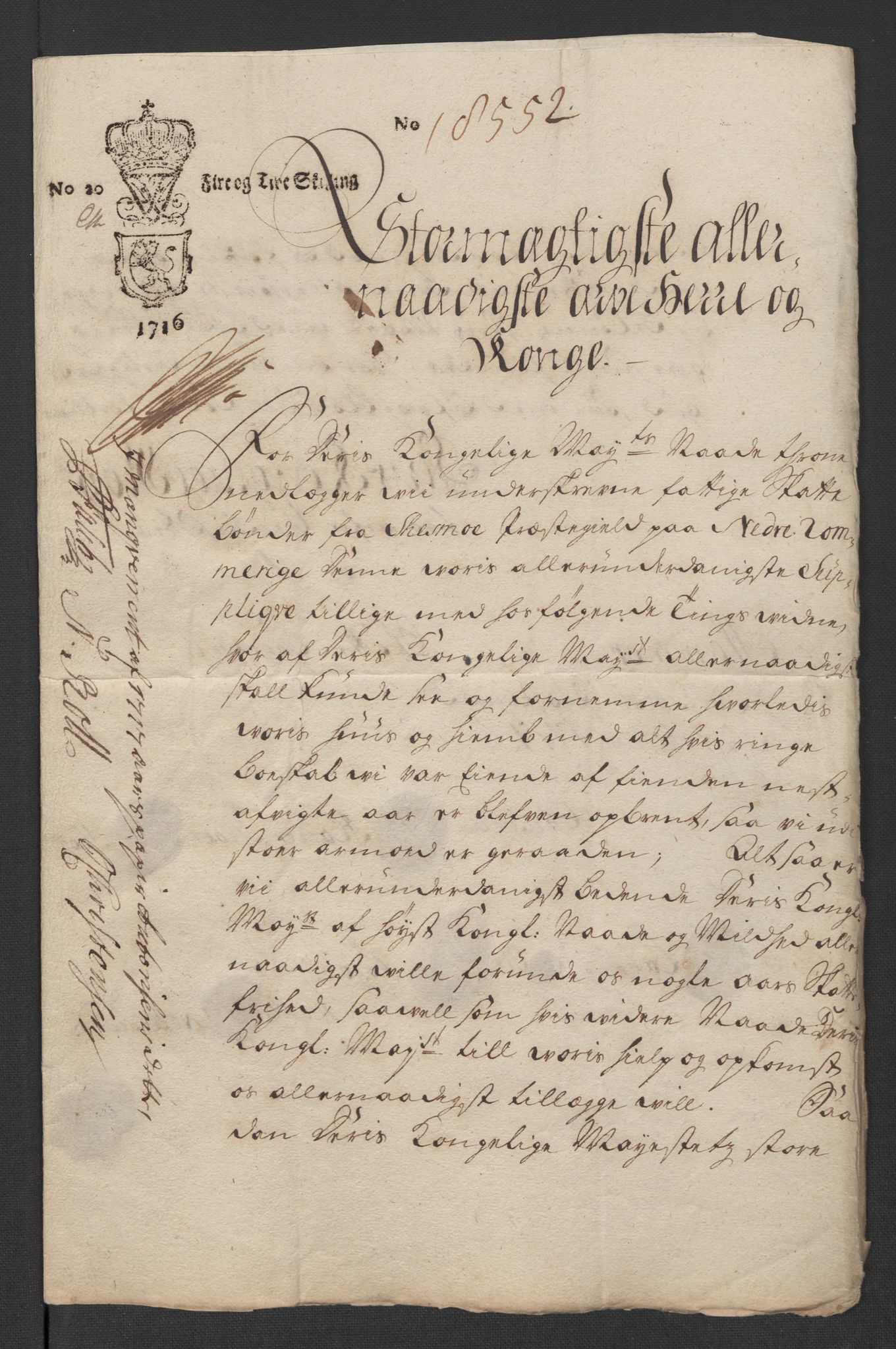 Rentekammeret inntil 1814, Reviderte regnskaper, Fogderegnskap, AV/RA-EA-4092/R11/L0599: Fogderegnskap Nedre Romerike, 1717, p. 350