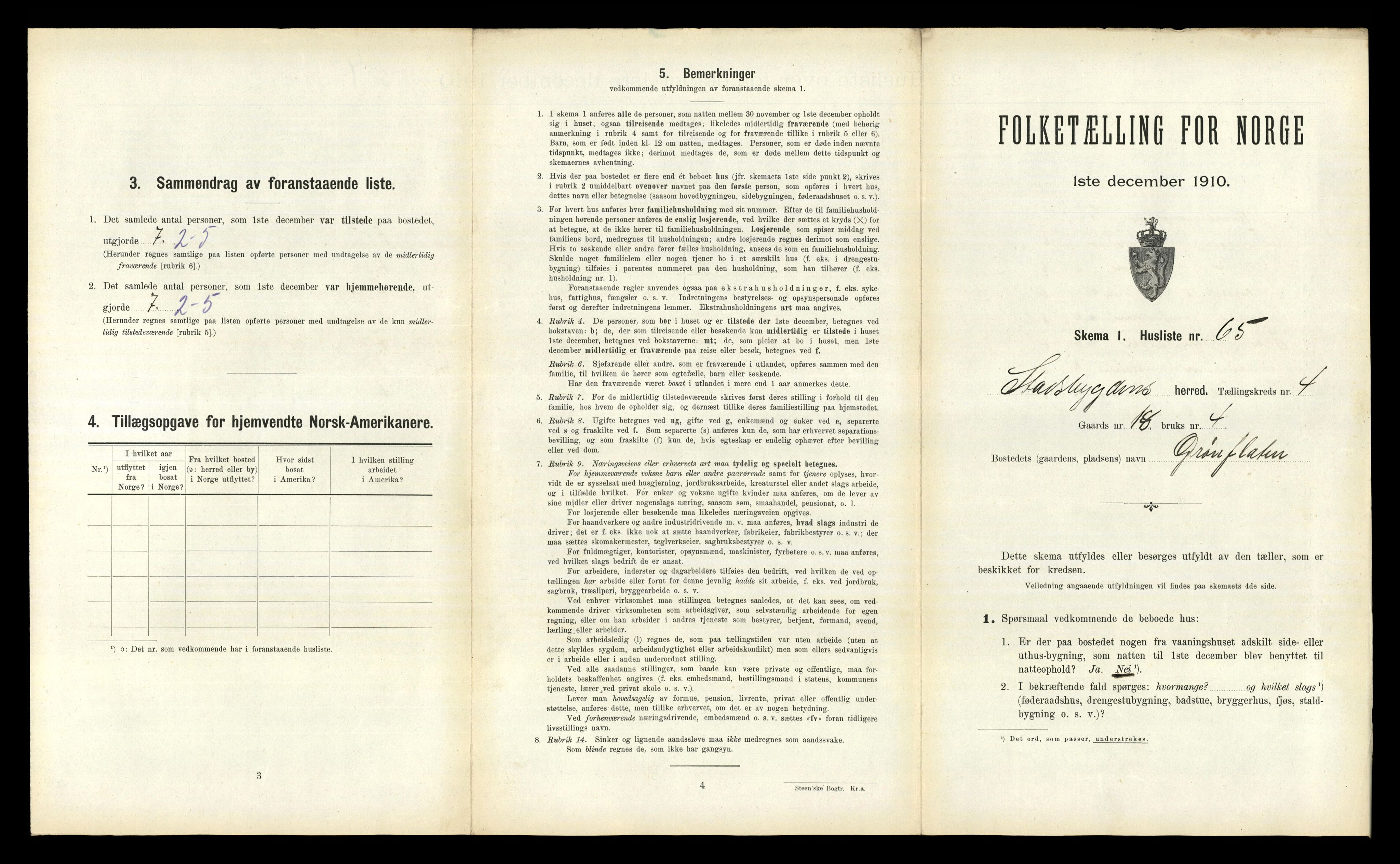 RA, 1910 census for Stadsbygd, 1910, p. 377