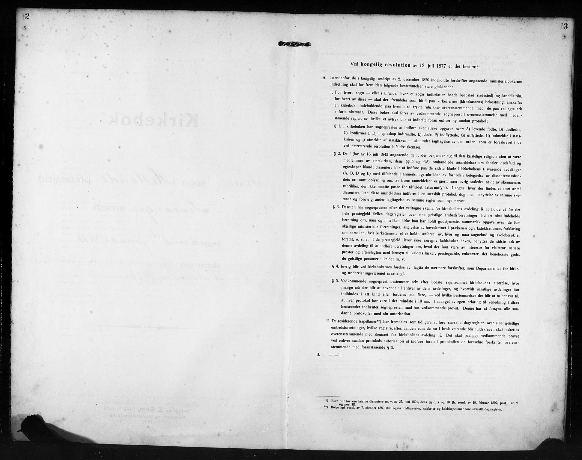 Hetland sokneprestkontor, AV/SAST-A-101826/30/30BB/L0009: Parish register (copy) no. B 9, 1910-1931, p. 2-3