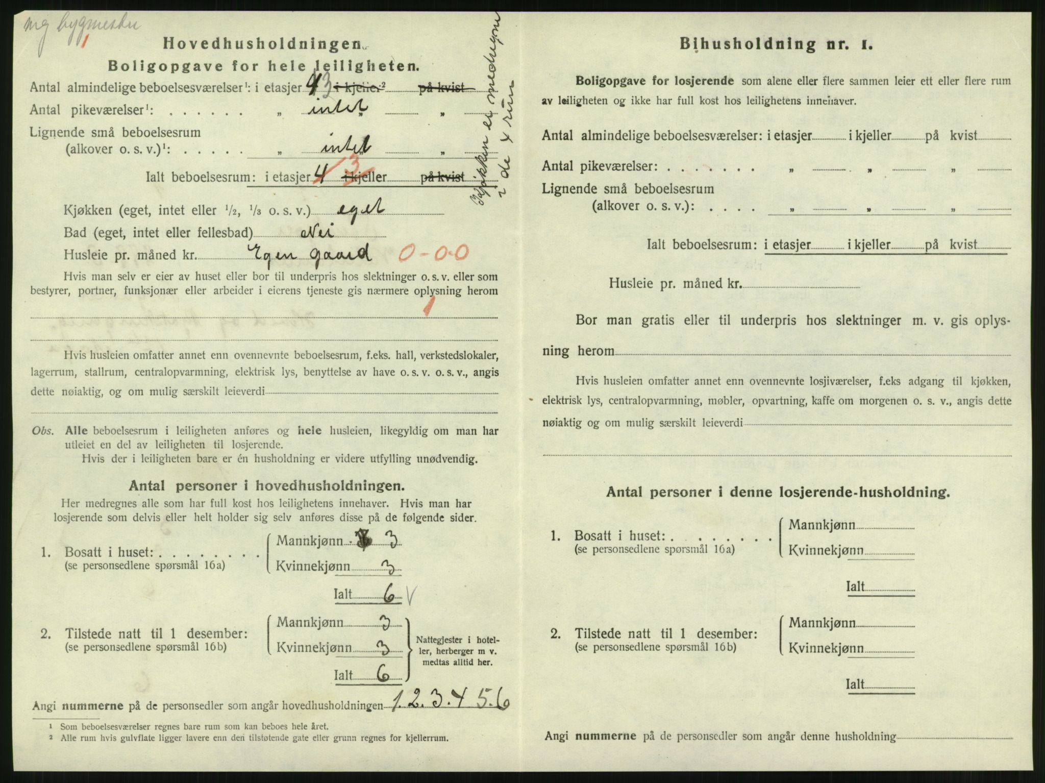 SAT, 1920 census for Steinkjer, 1920, p. 2227