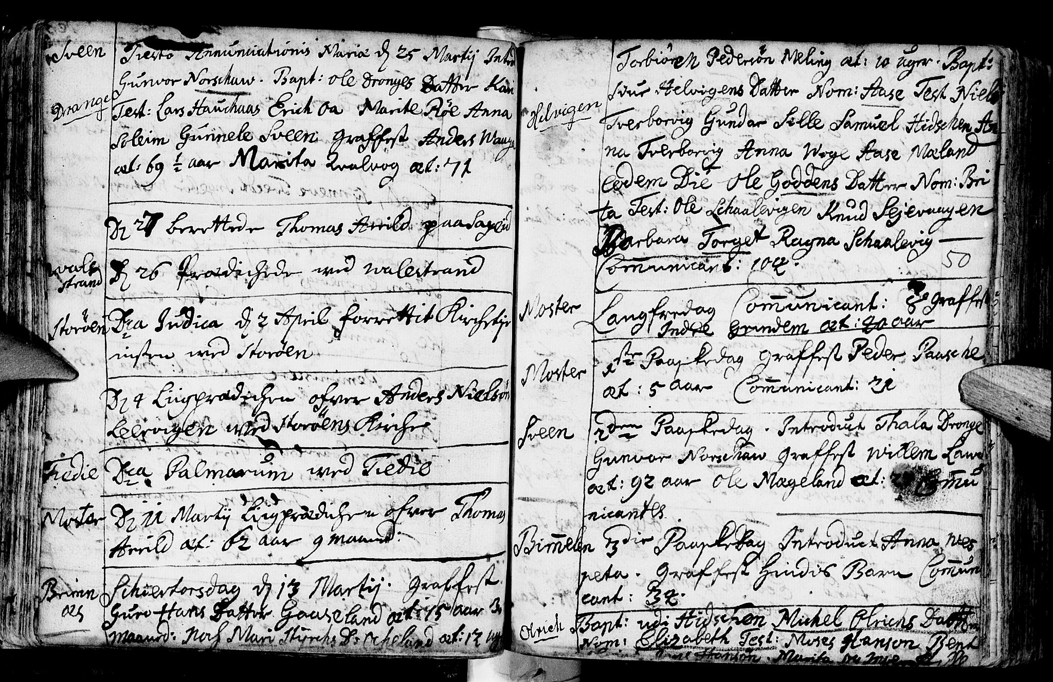 Finnås sokneprestembete, AV/SAB-A-99925/H/Ha/Haa/Haaa/L0001: Parish register (official) no. A 1, 1718-1744, p. 50