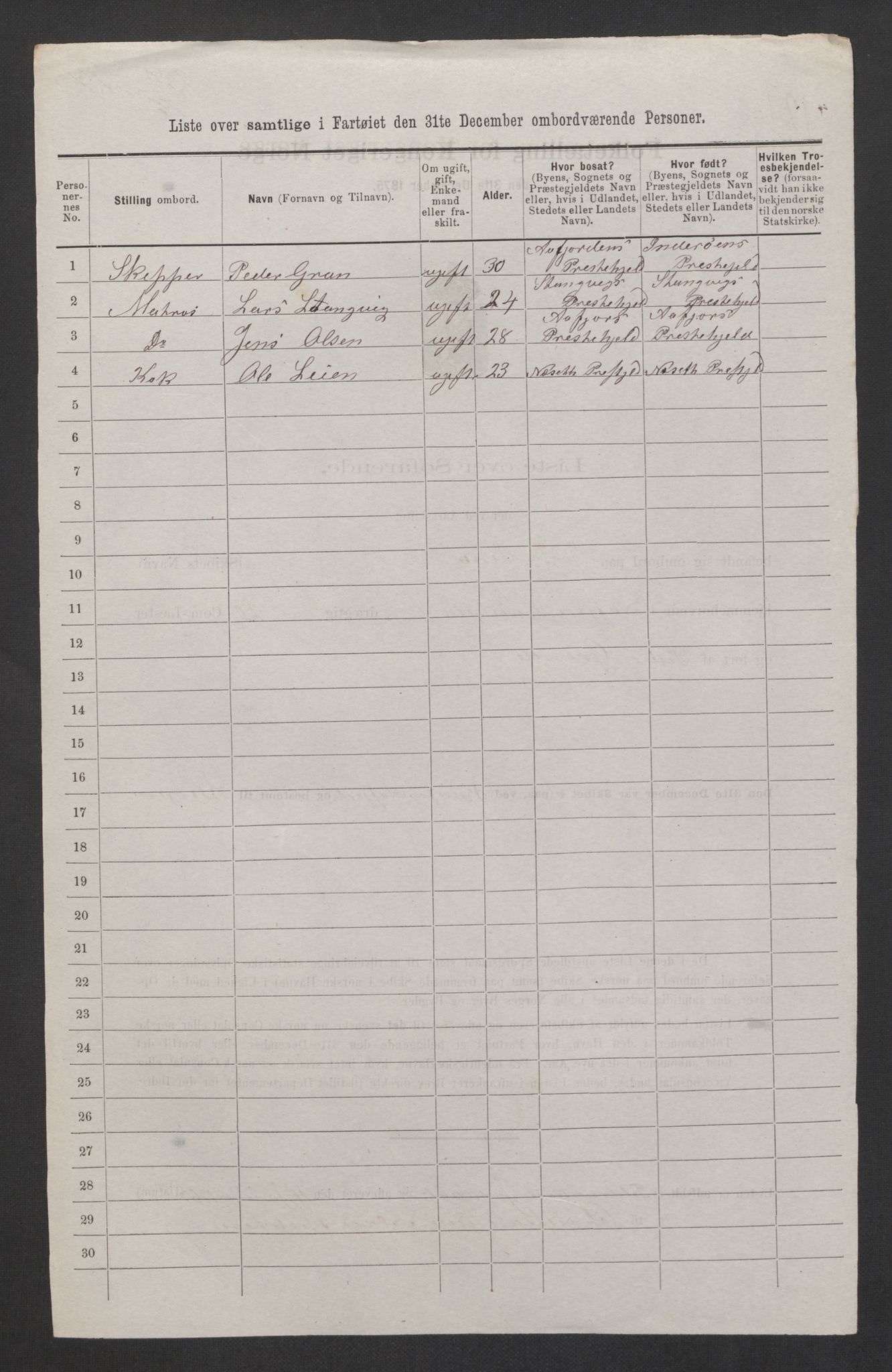 RA, 1875 census, lists of crew on ships: Ships in domestic ports, 1875, p. 347