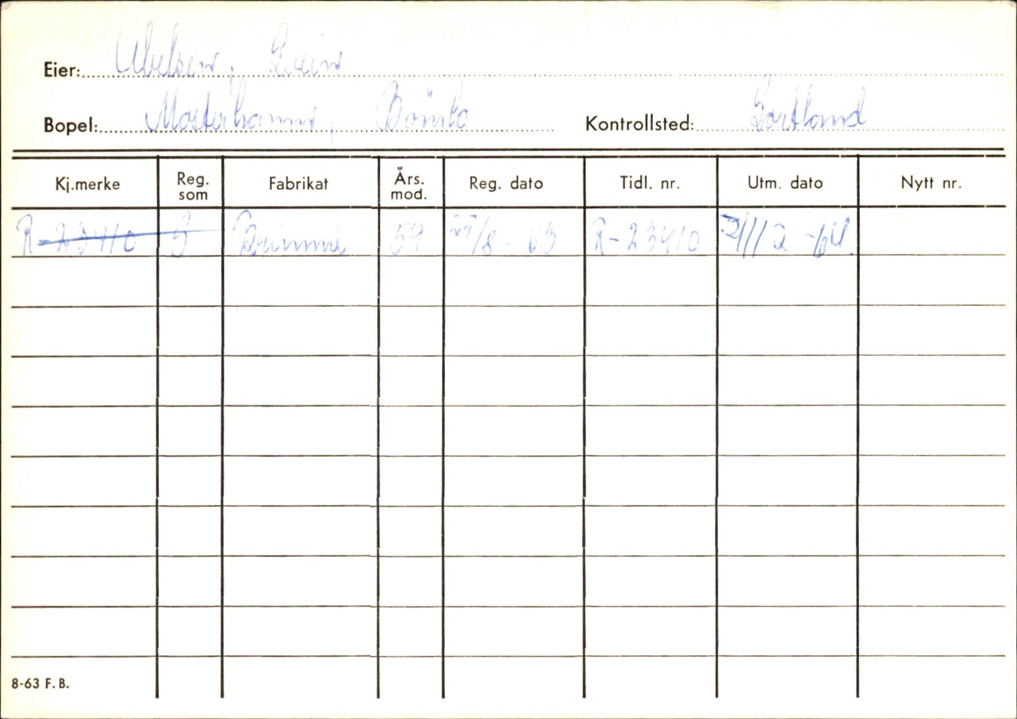 Statens vegvesen, Hordaland vegkontor, AV/SAB-A-5201/2/Ha/L0001: R-eierkort A, 1920-1971, p. 24