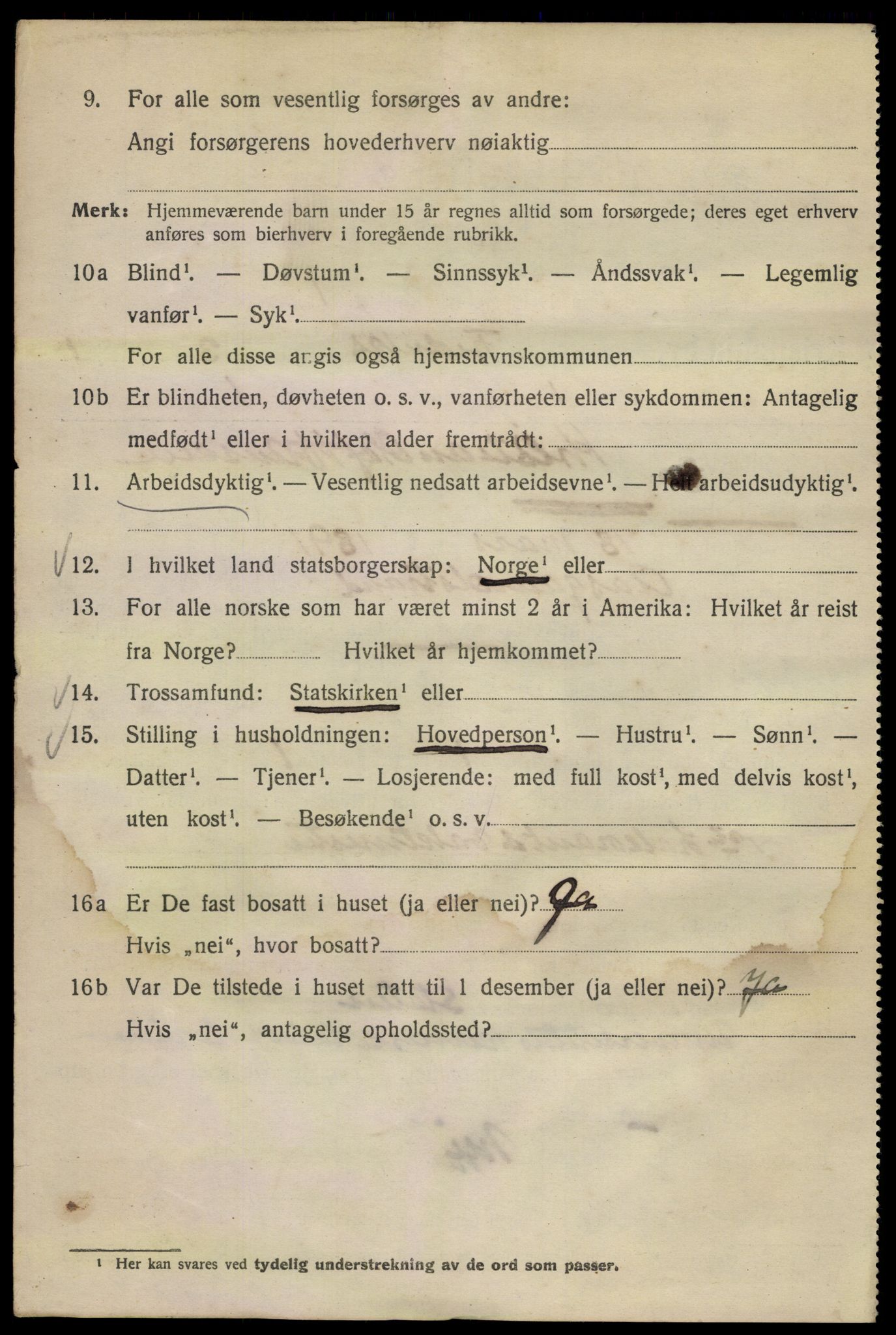 SAO, 1920 census for Kristiania, 1920, p. 238288