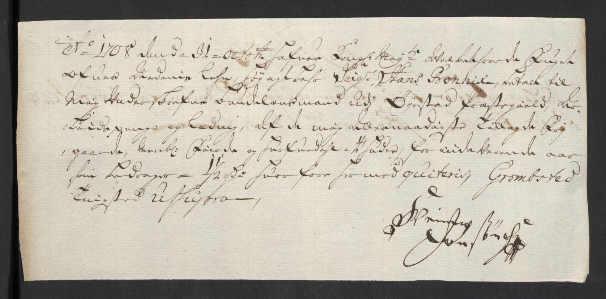 Rentekammeret inntil 1814, Reviderte regnskaper, Fogderegnskap, AV/RA-EA-4092/R39/L2318: Fogderegnskap Nedenes, 1706-1709, p. 328