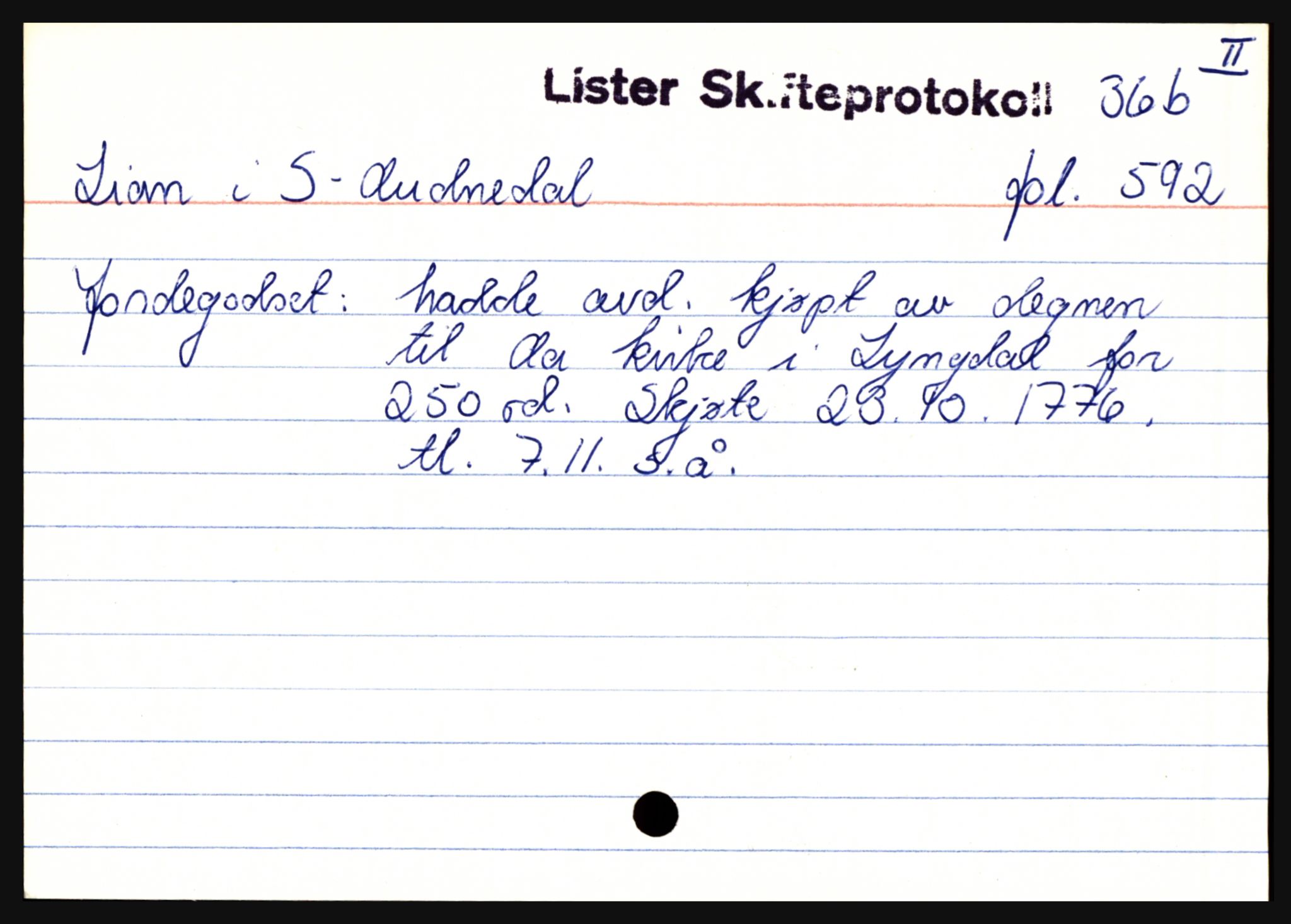 Lister sorenskriveri, AV/SAK-1221-0003/H, p. 23157