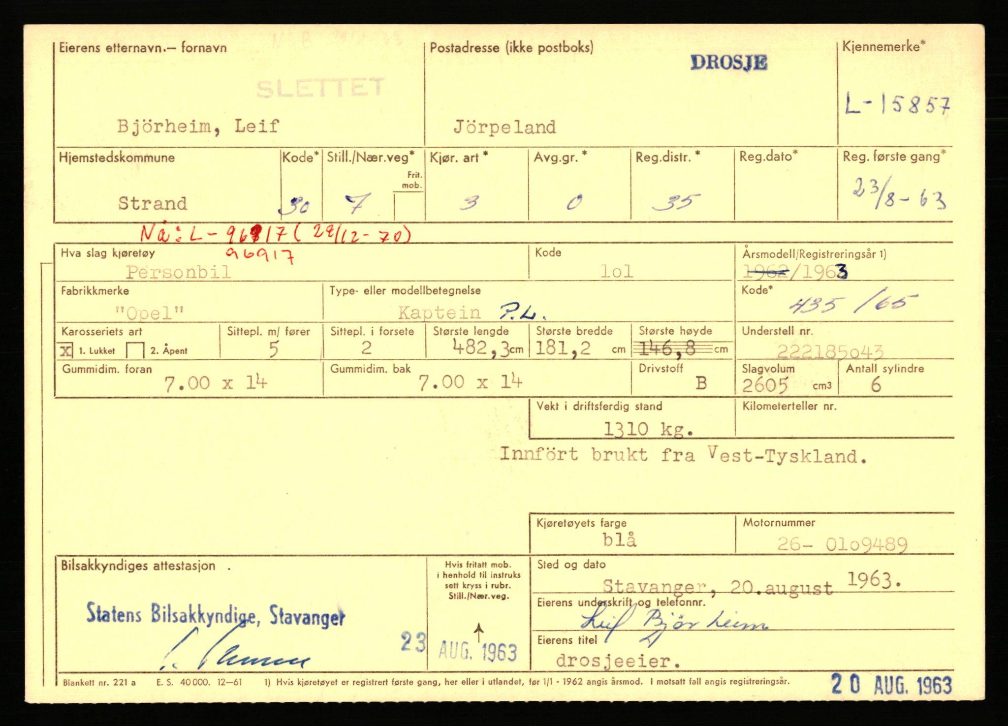 Stavanger trafikkstasjon, AV/SAST-A-101942/0/F/L0029: L-15700 - L-16299, 1930-1971, p. 605