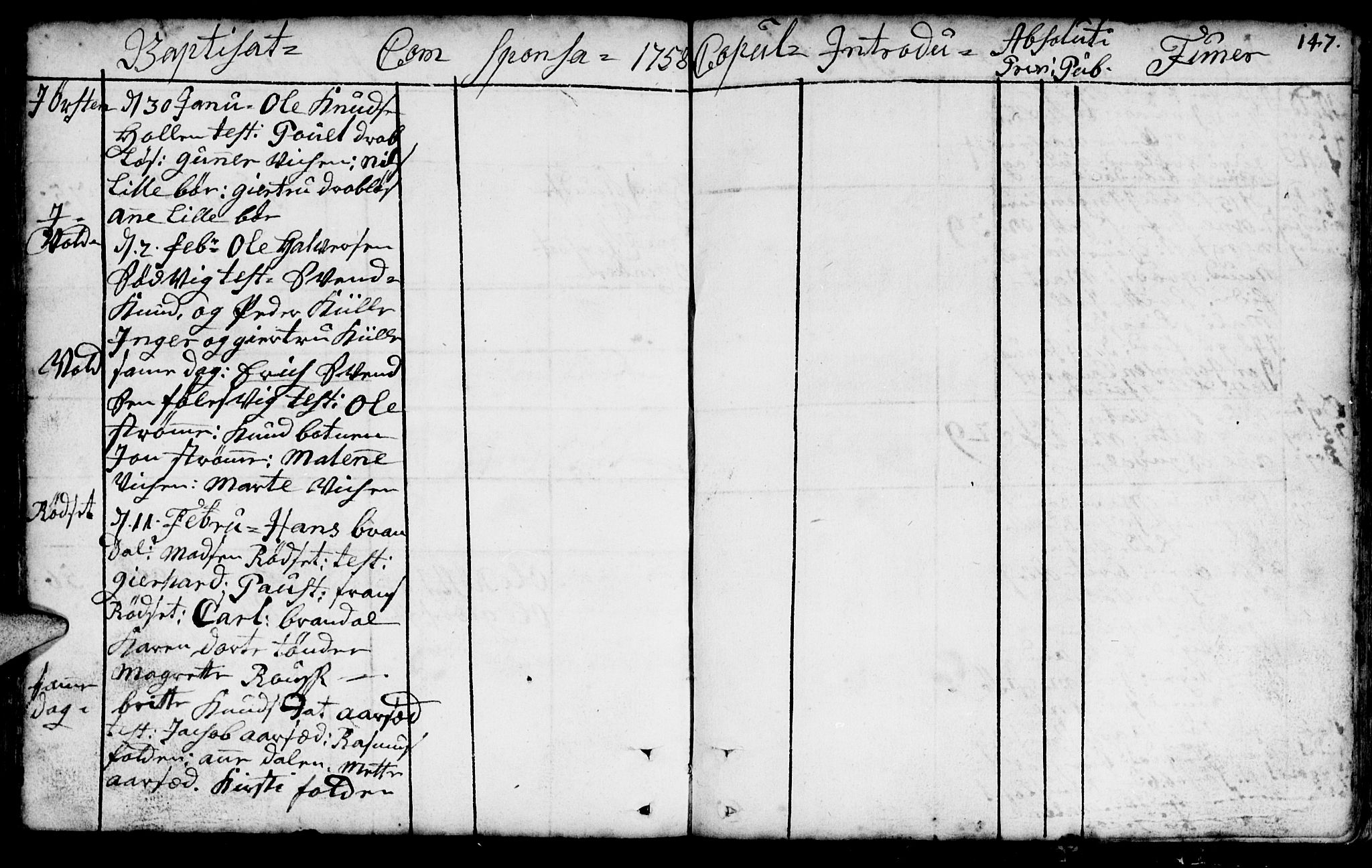 Ministerialprotokoller, klokkerbøker og fødselsregistre - Møre og Romsdal, AV/SAT-A-1454/511/L0135: Parish register (official) no. 511A02, 1741-1760, p. 147