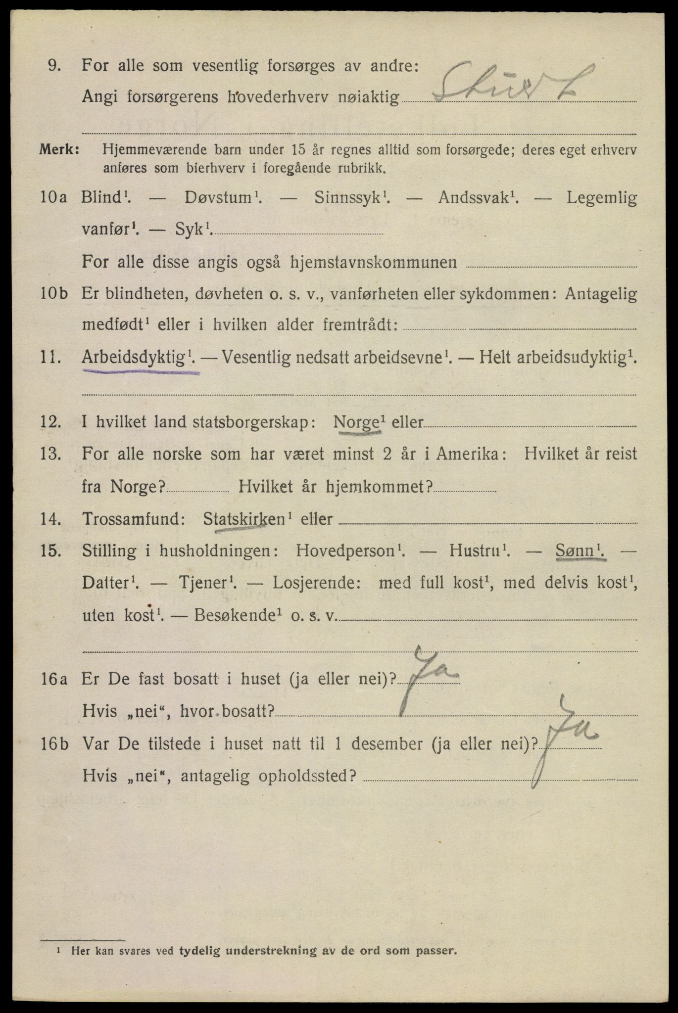 SAKO, 1920 census for Horten, 1920, p. 14642