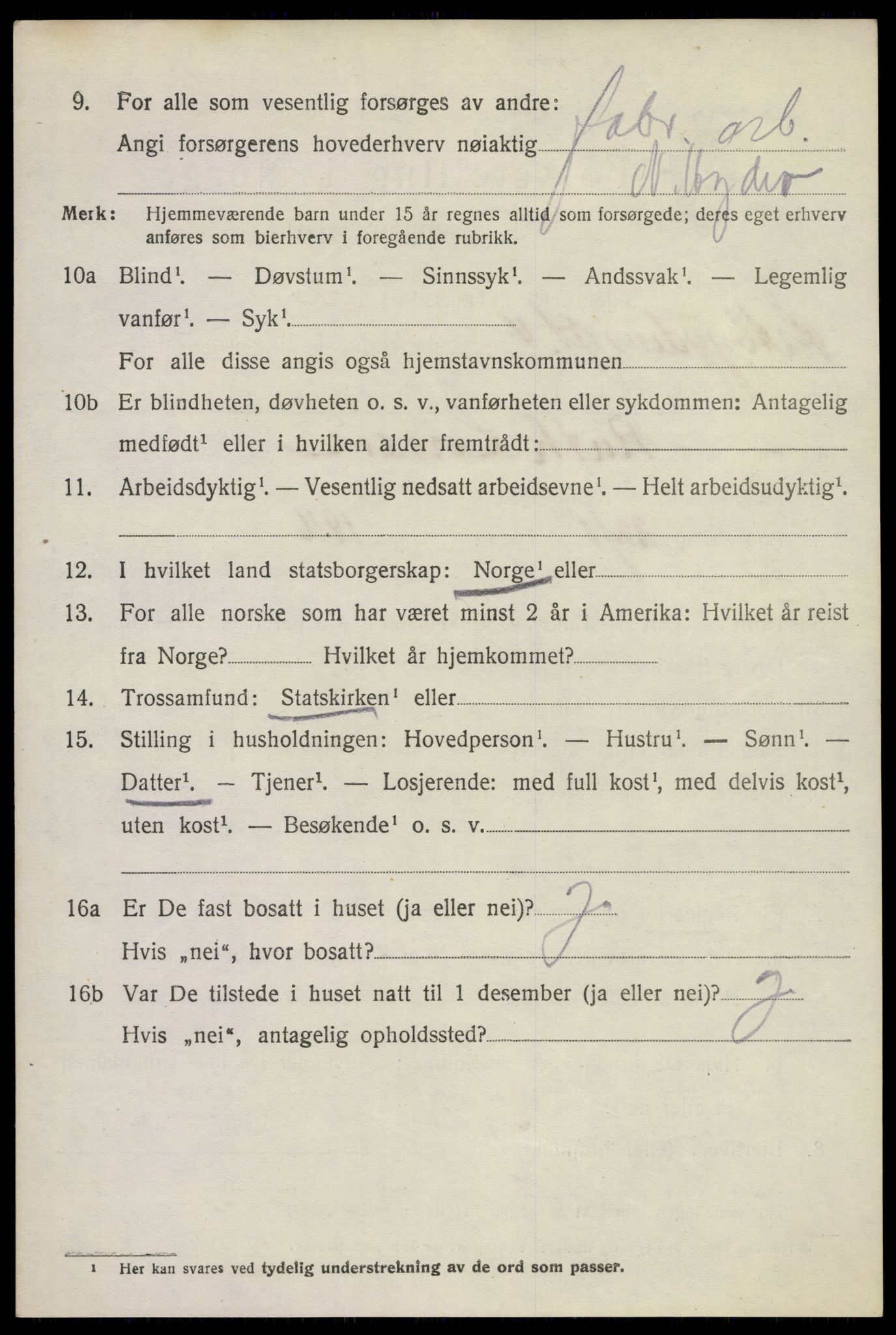 SAKO, 1920 census for Tinn, 1920, p. 26283