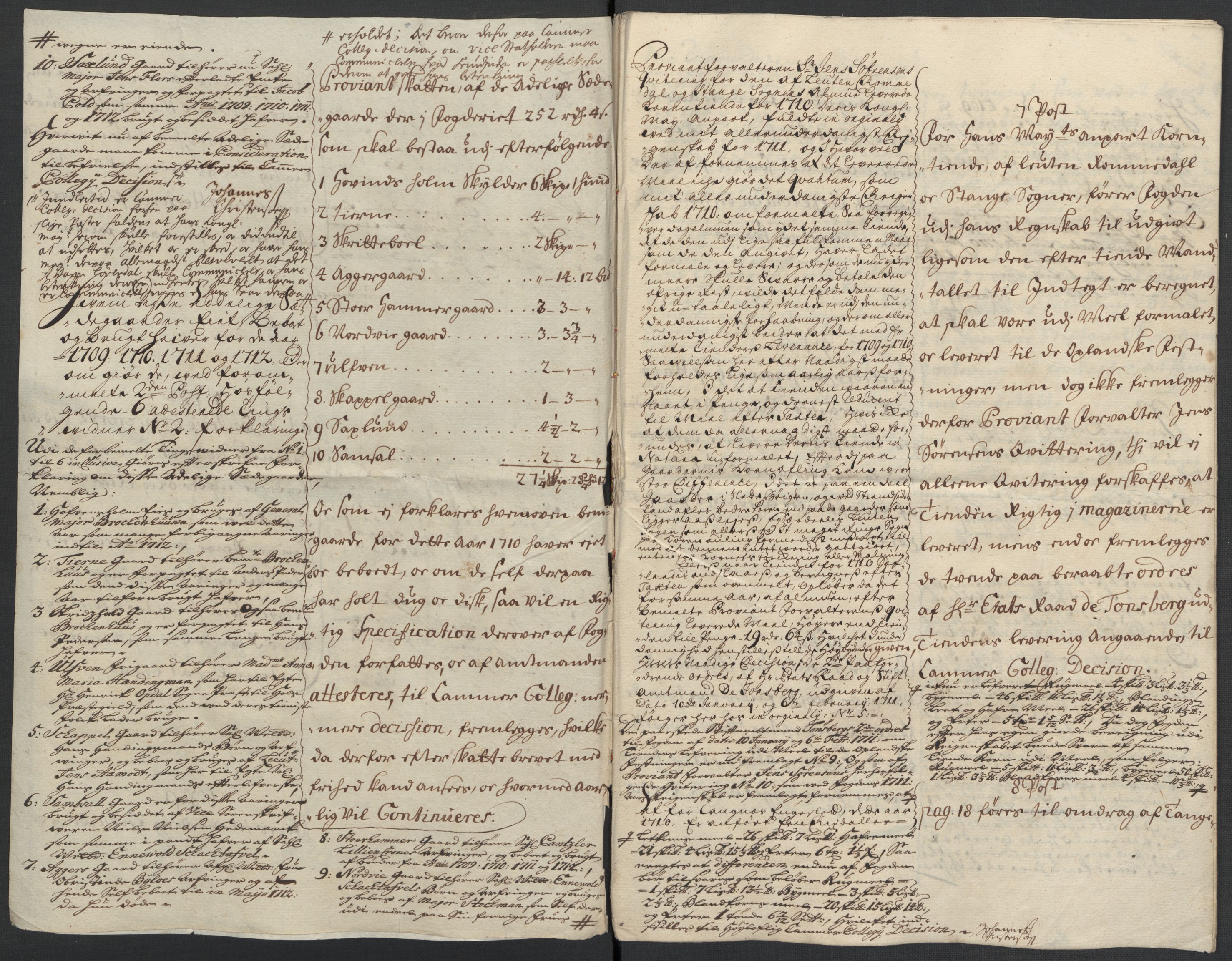 Rentekammeret inntil 1814, Reviderte regnskaper, Fogderegnskap, AV/RA-EA-4092/R16/L1046: Fogderegnskap Hedmark, 1710, p. 330