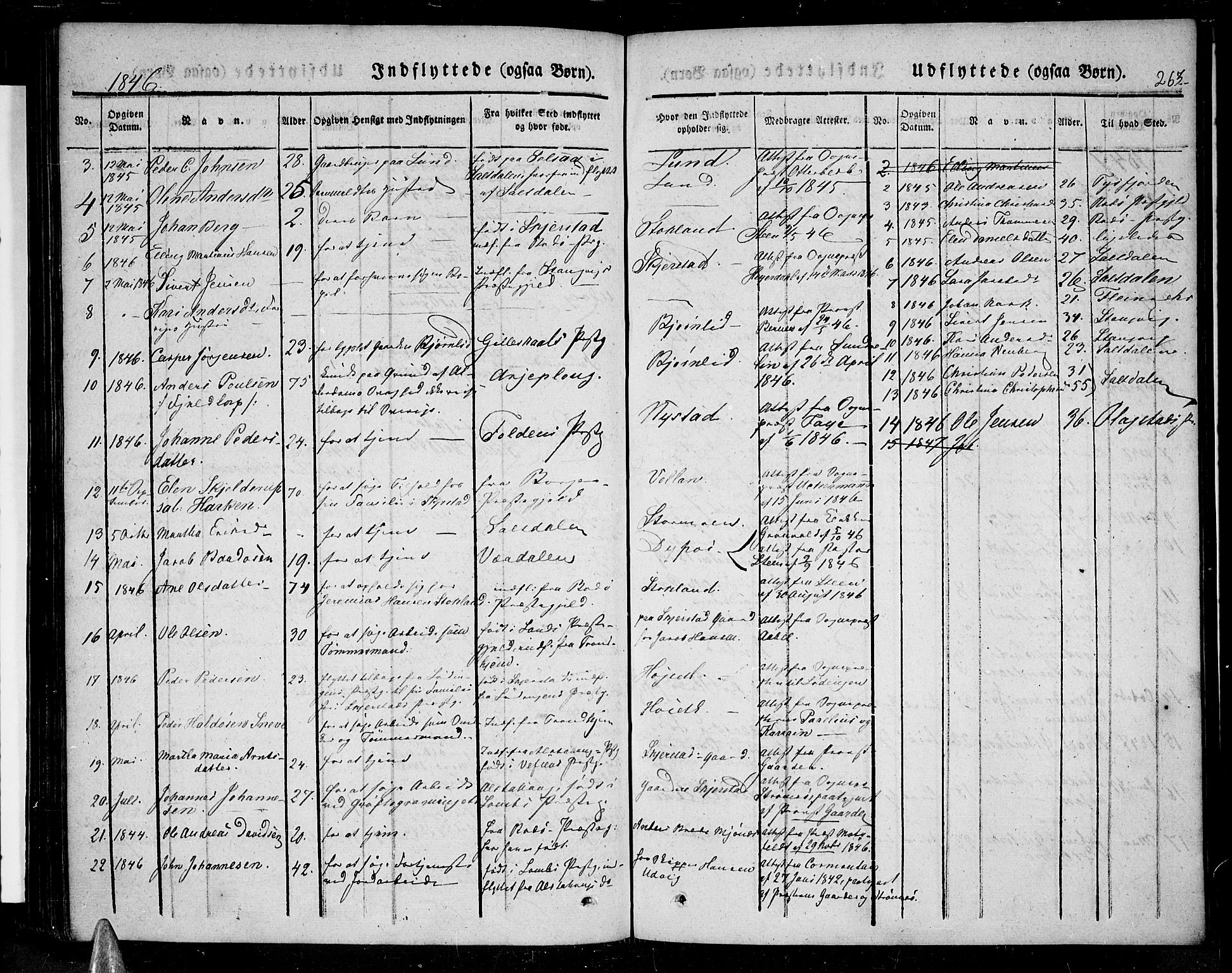 Ministerialprotokoller, klokkerbøker og fødselsregistre - Nordland, AV/SAT-A-1459/852/L0737: Parish register (official) no. 852A07, 1833-1849, p. 263