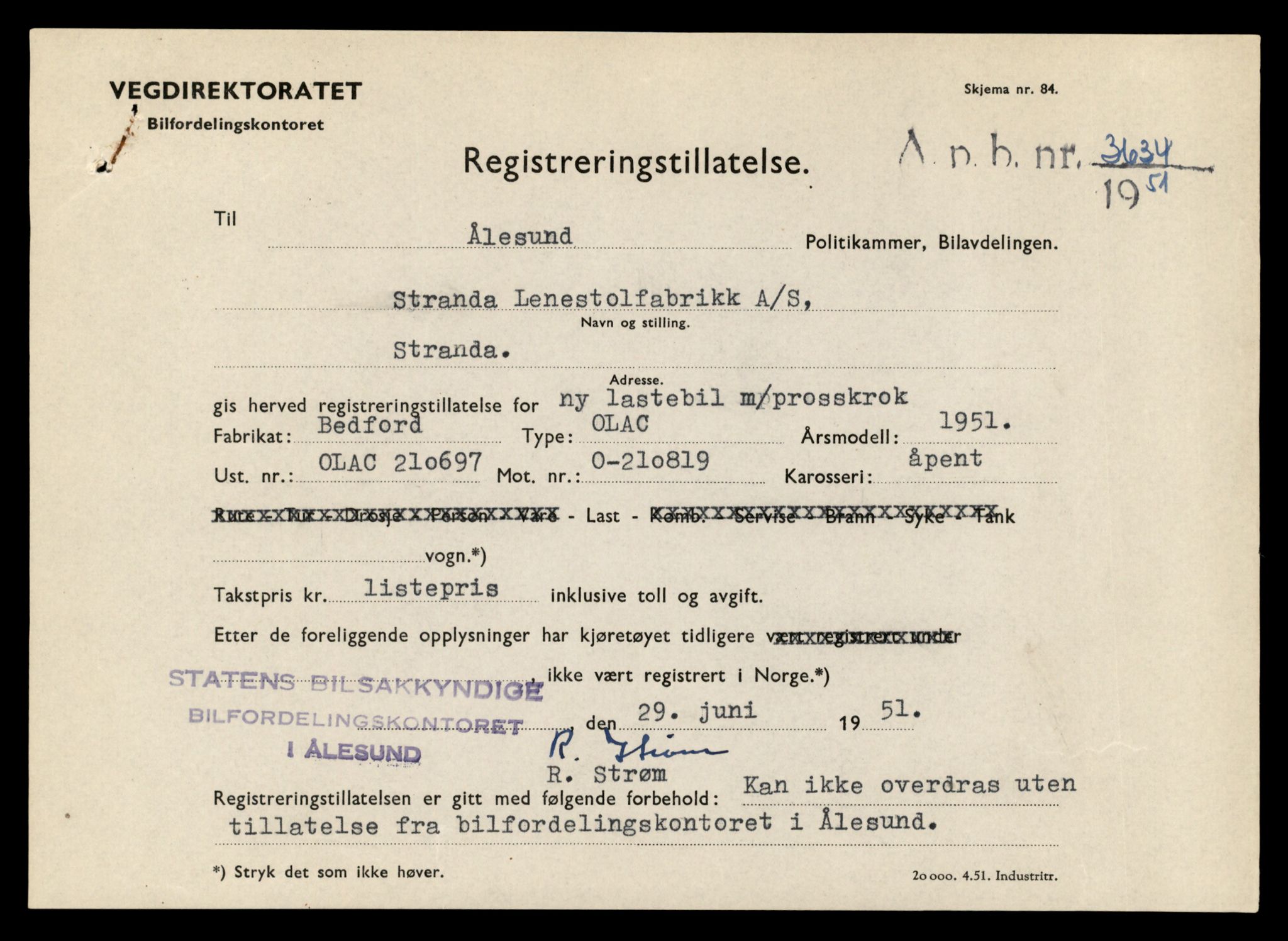 Møre og Romsdal vegkontor - Ålesund trafikkstasjon, SAT/A-4099/F/Fe/L0013: Registreringskort for kjøretøy T 1451 - T 1564, 1927-1998, p. 2411