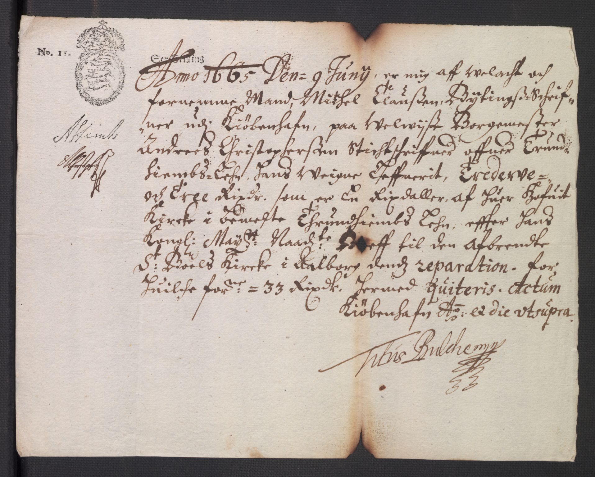 Rentekammeret inntil 1814, Reviderte regnskaper, Kirkeregnskap, AV/RA-EA-4067/Rf/L0121: Kirkeregnskap, 1656-1679, p. 300