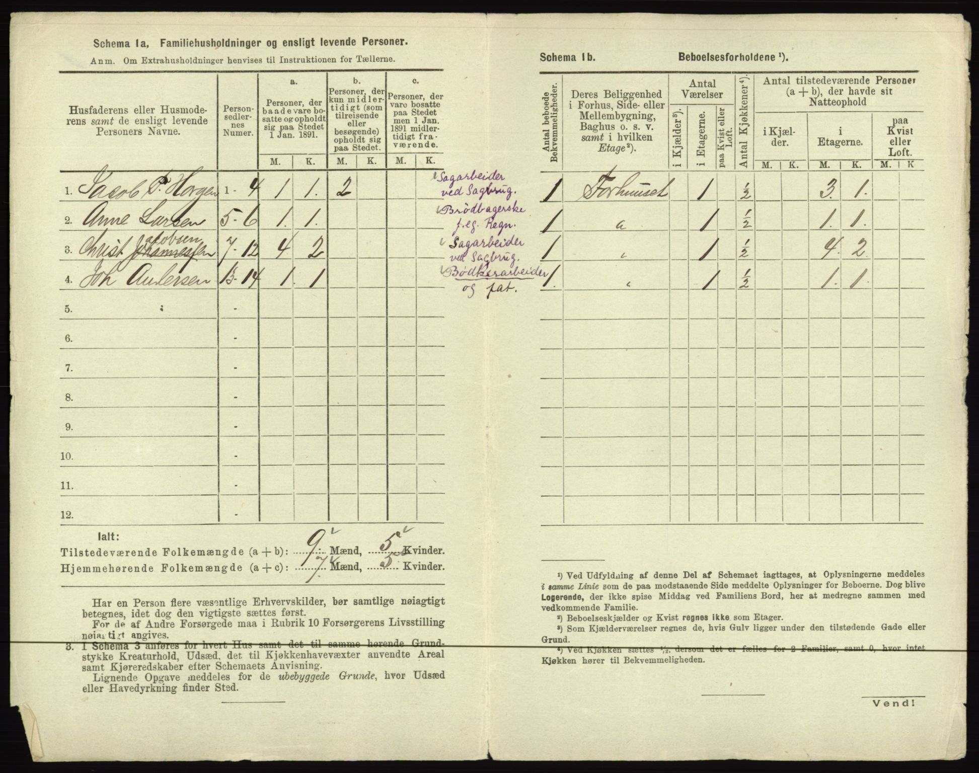 RA, 1891 census for 0602 Drammen, 1891, p. 98