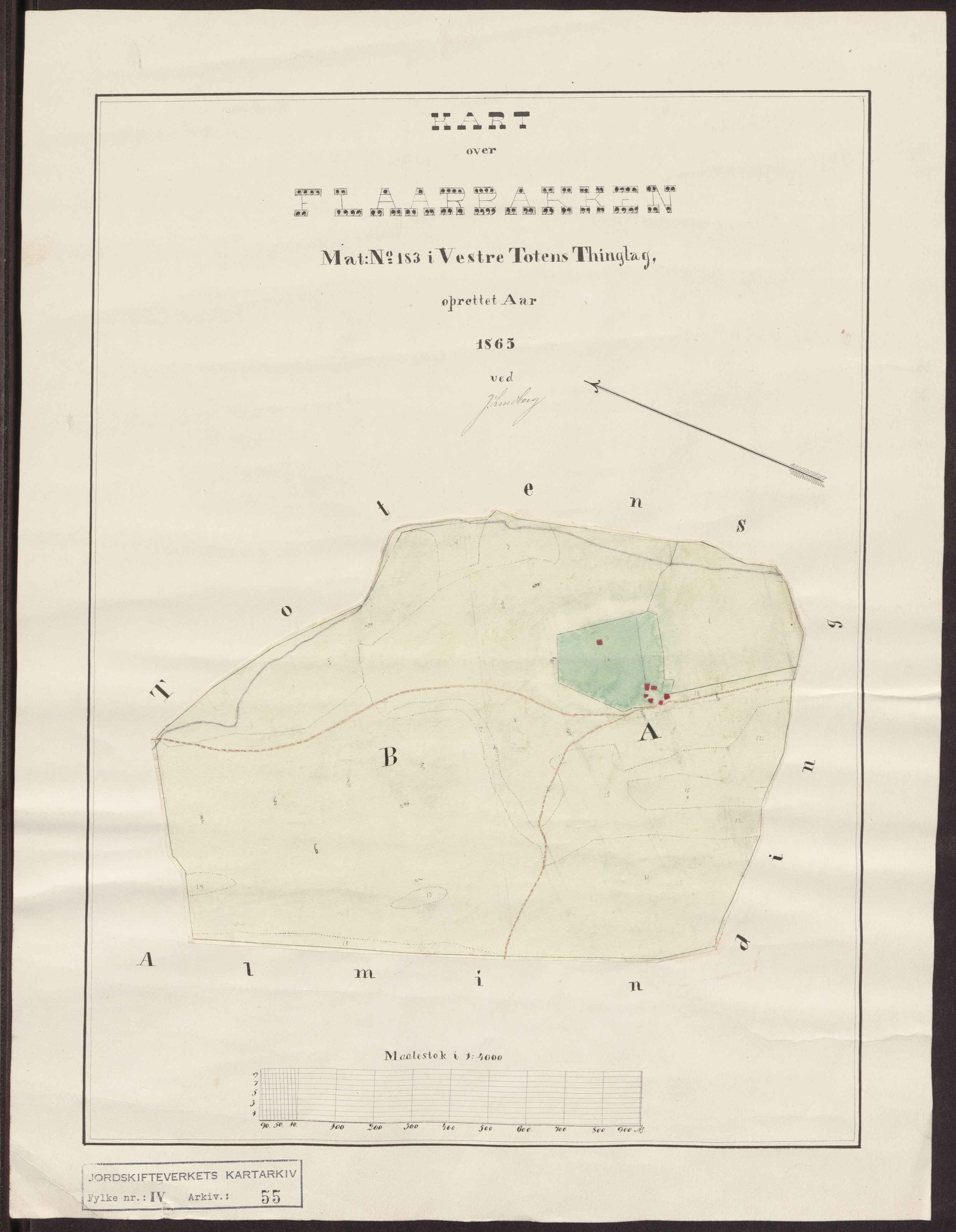 Jordskifteverkets kartarkiv, AV/RA-S-3929/T, 1859-1988, p. 98