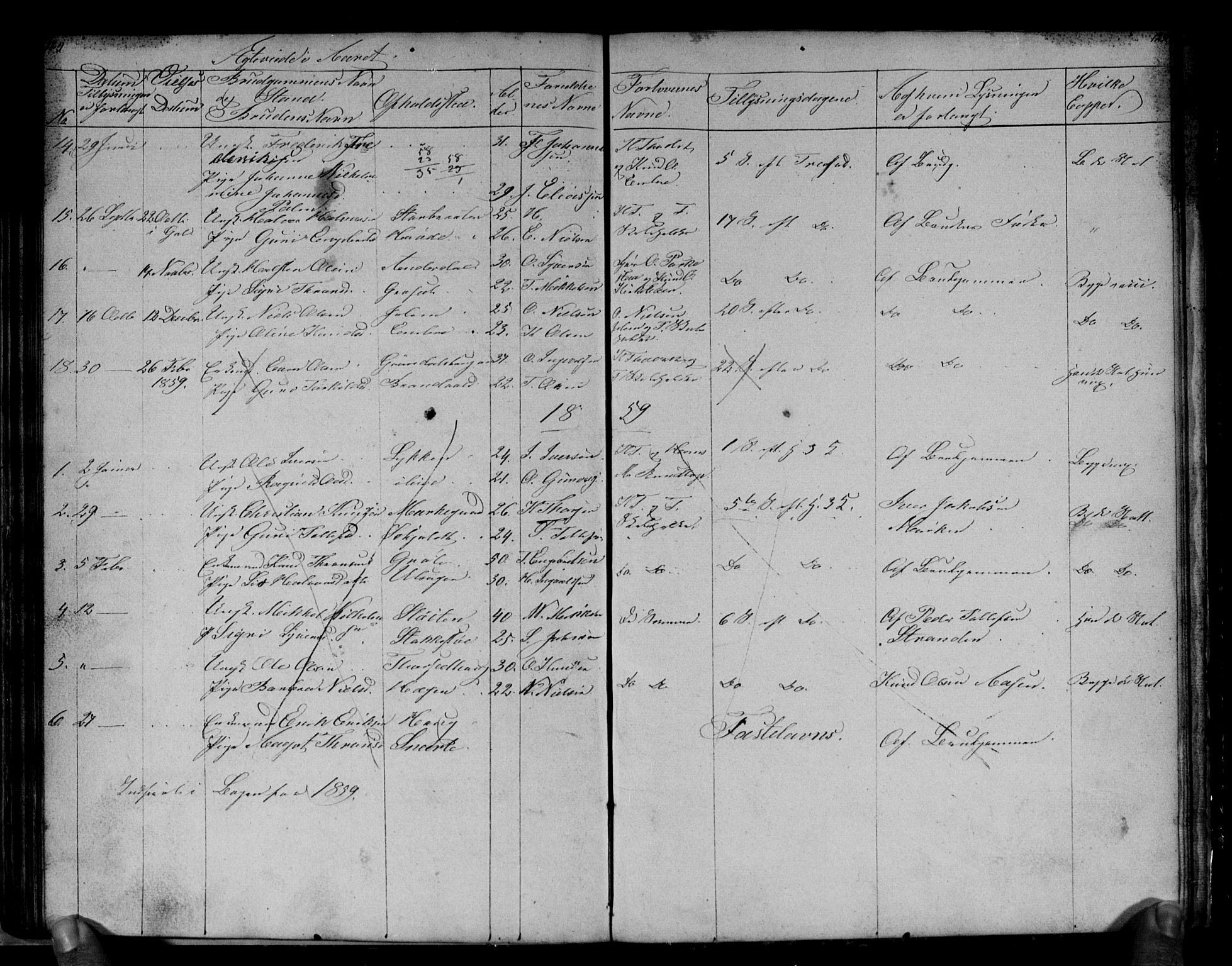 Gol kirkebøker, SAKO/A-226/G/Gb/L0003: Parish register (copy) no. II 3, 1844-1858, p. 124-125