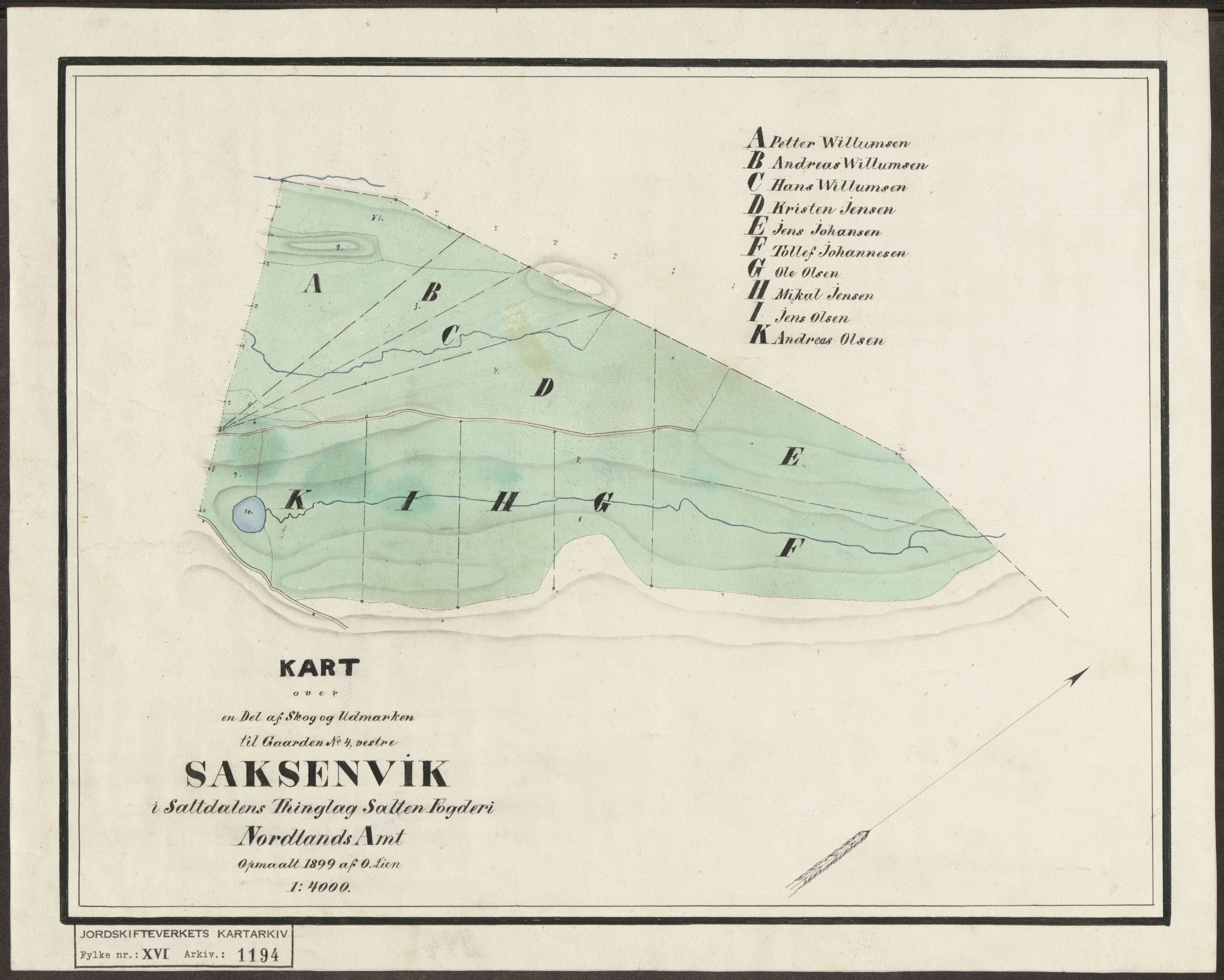 Jordskifteverkets kartarkiv, AV/RA-S-3929/T, 1859-1988, p. 1363