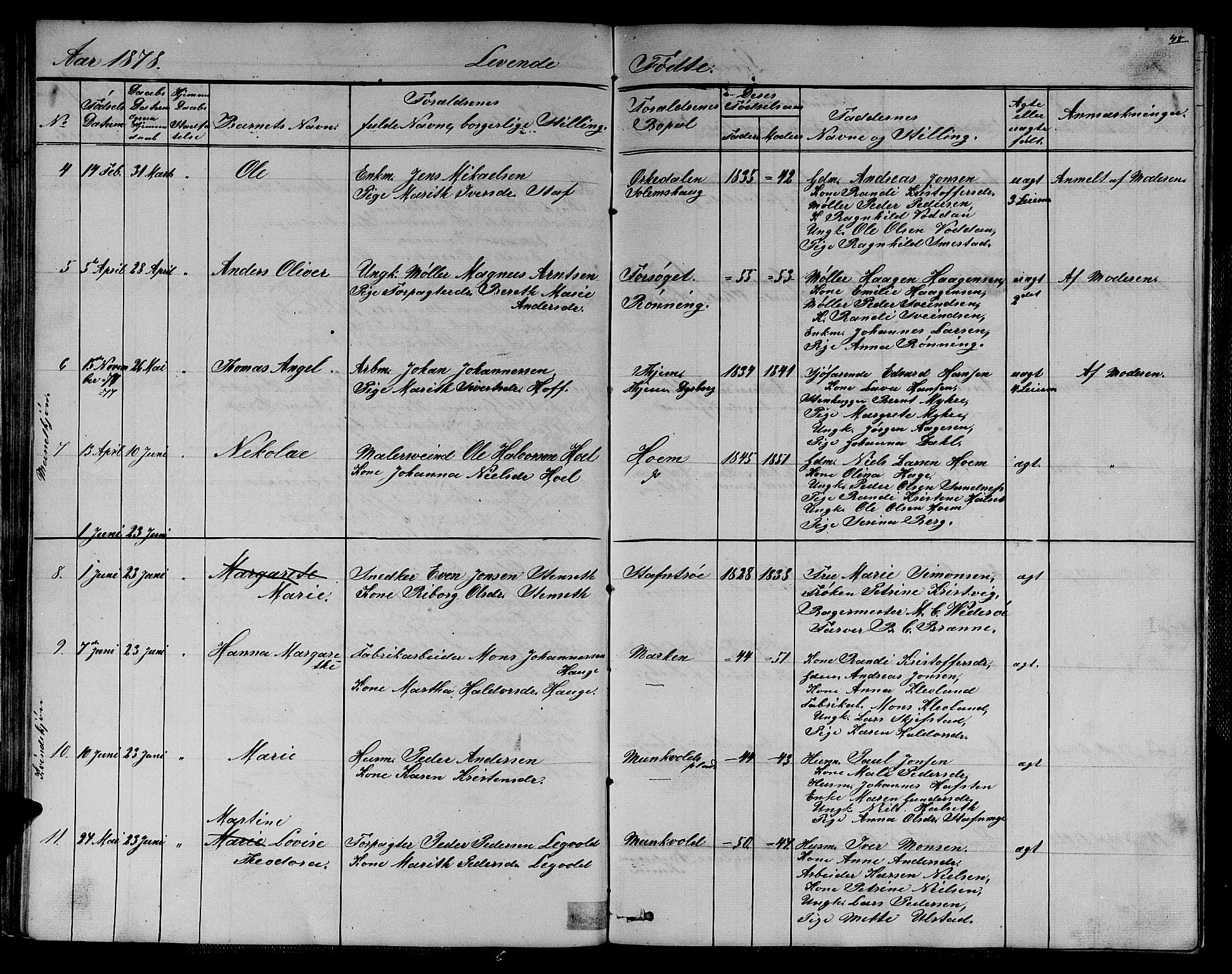 Ministerialprotokoller, klokkerbøker og fødselsregistre - Sør-Trøndelag, SAT/A-1456/611/L0353: Parish register (copy) no. 611C01, 1854-1881, p. 48