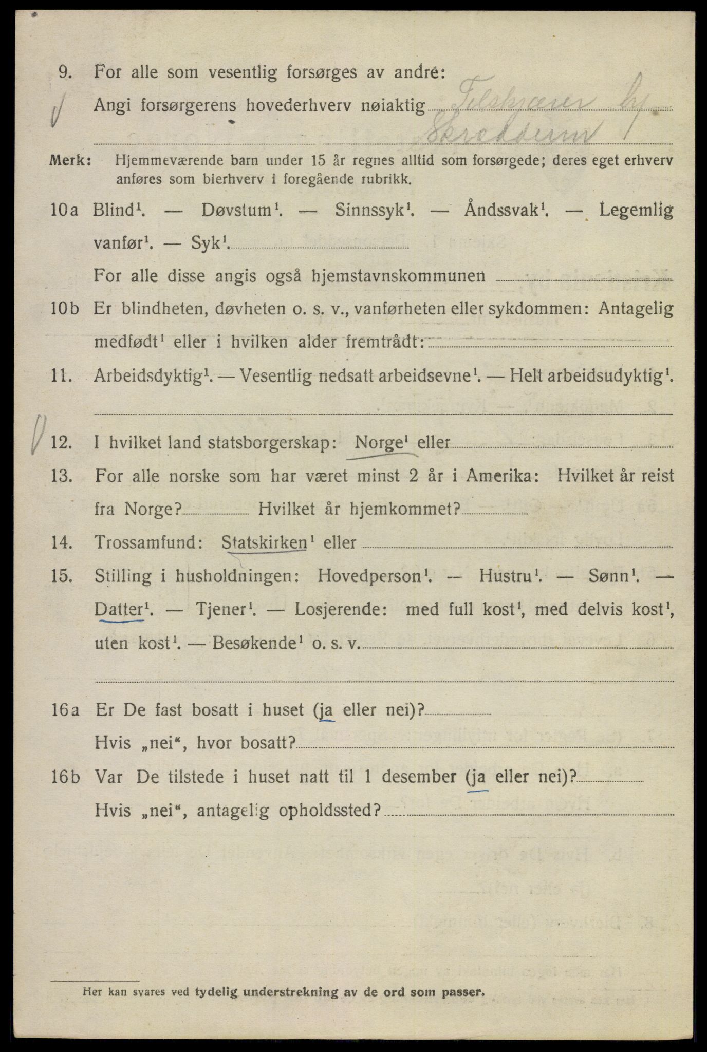 SAO, 1920 census for Kristiania, 1920, p. 567442