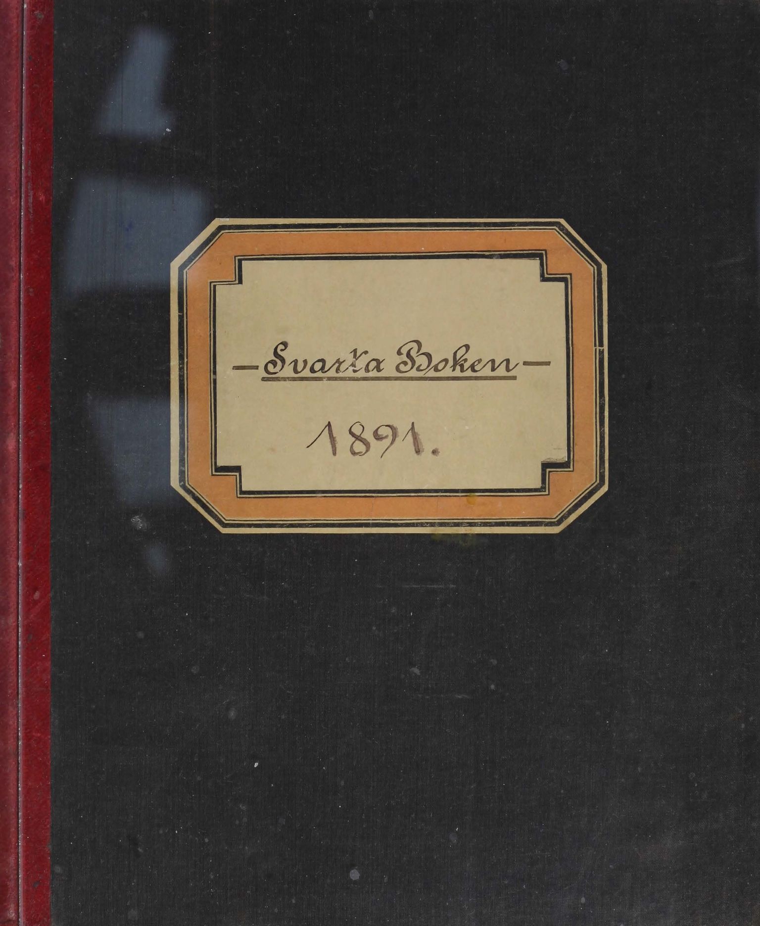 A/S Sulitjelma Gruber, AIN/NA052/C/Ca/L0001: Svartebok, 1891