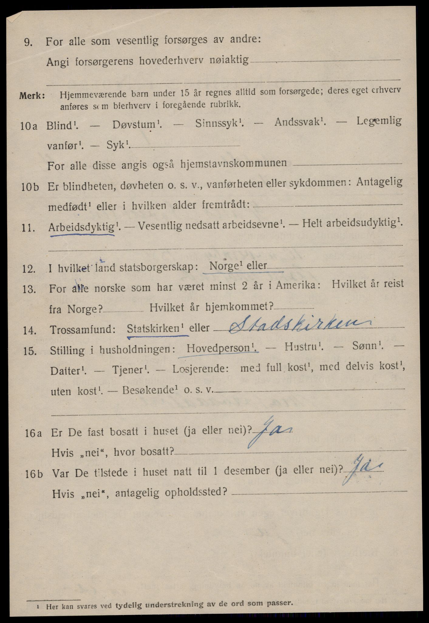 SAT, 1920 census for Molde, 1920, p. 5378