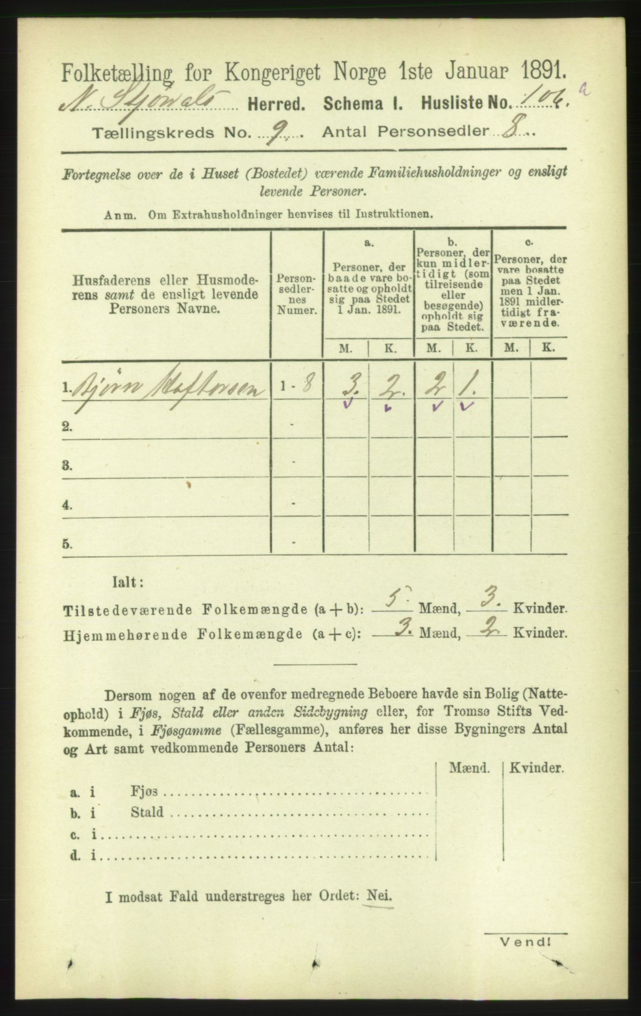 RA, 1891 census for 1714 Nedre Stjørdal, 1891, p. 4839