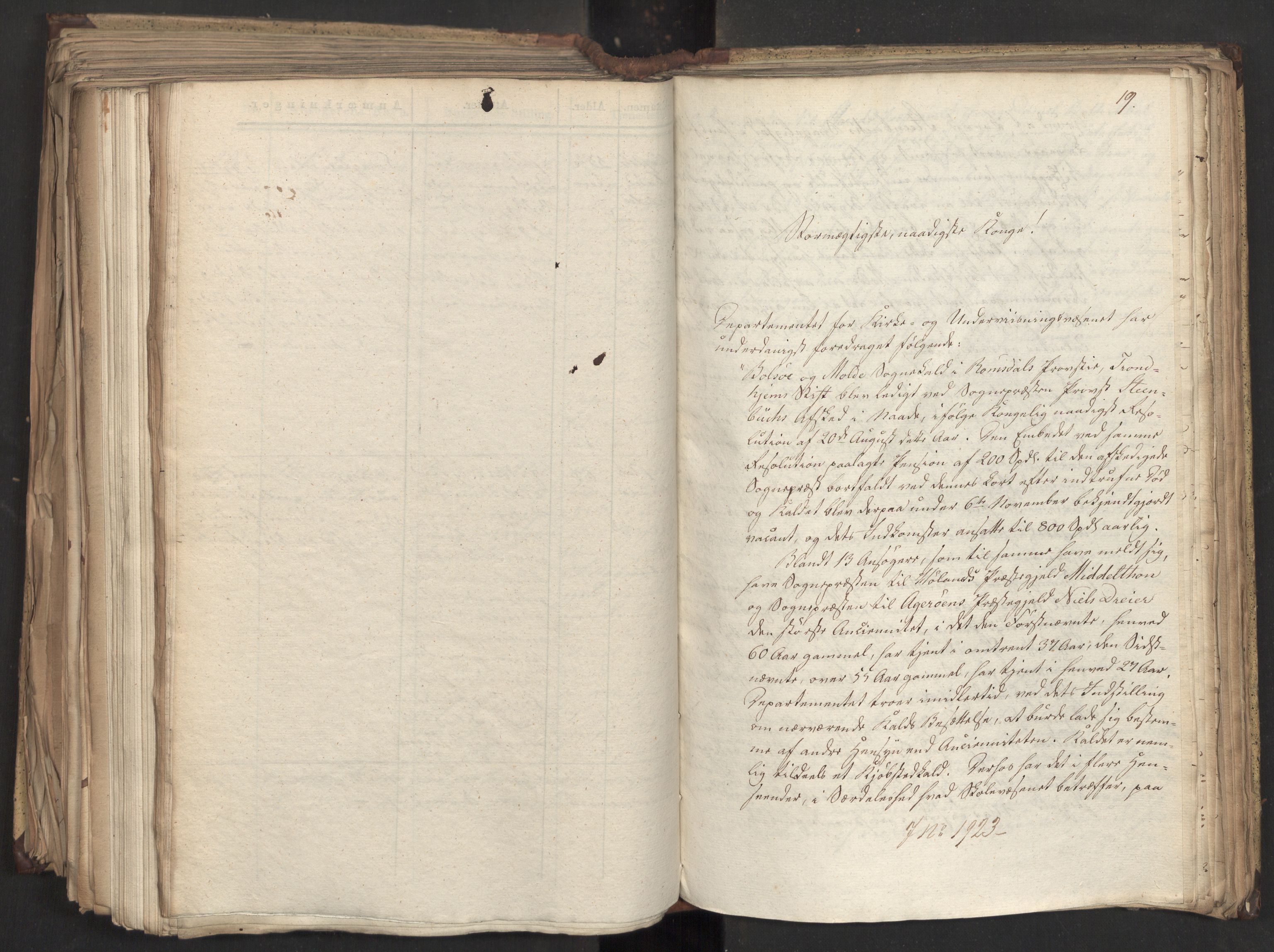 Statsrådsavdelingen i Stockholm, AV/RA-S-1003/D/Da/L0075: Regjeringsinnstillinger nr. 1840-1940, 1831, p. 350