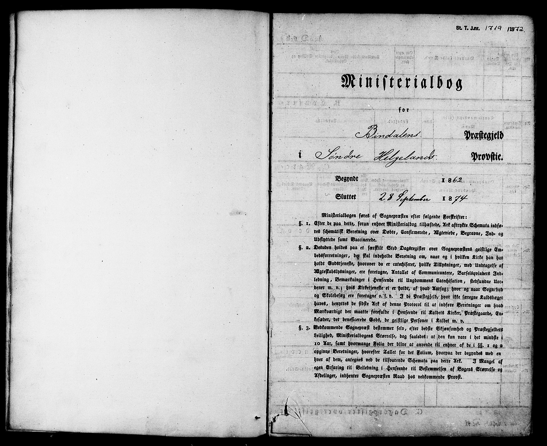 Ministerialprotokoller, klokkerbøker og fødselsregistre - Nordland, SAT/A-1459/810/L0146: Parish register (official) no. 810A08 /1, 1862-1874