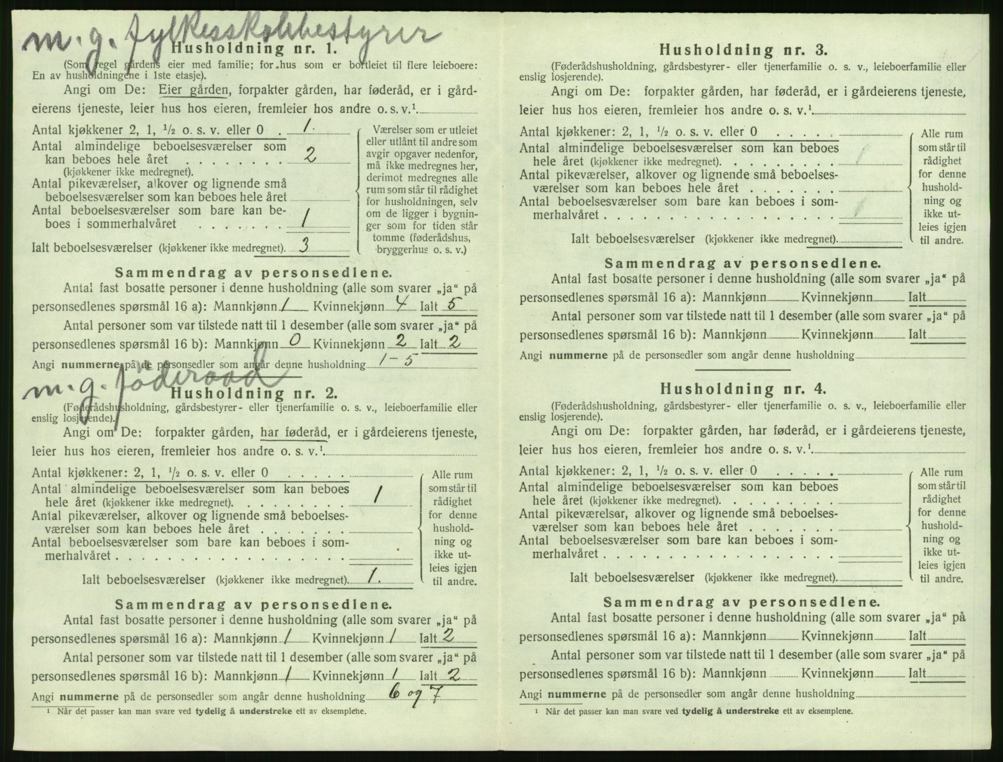 SAT, 1920 census for Sykkylven, 1920, p. 554