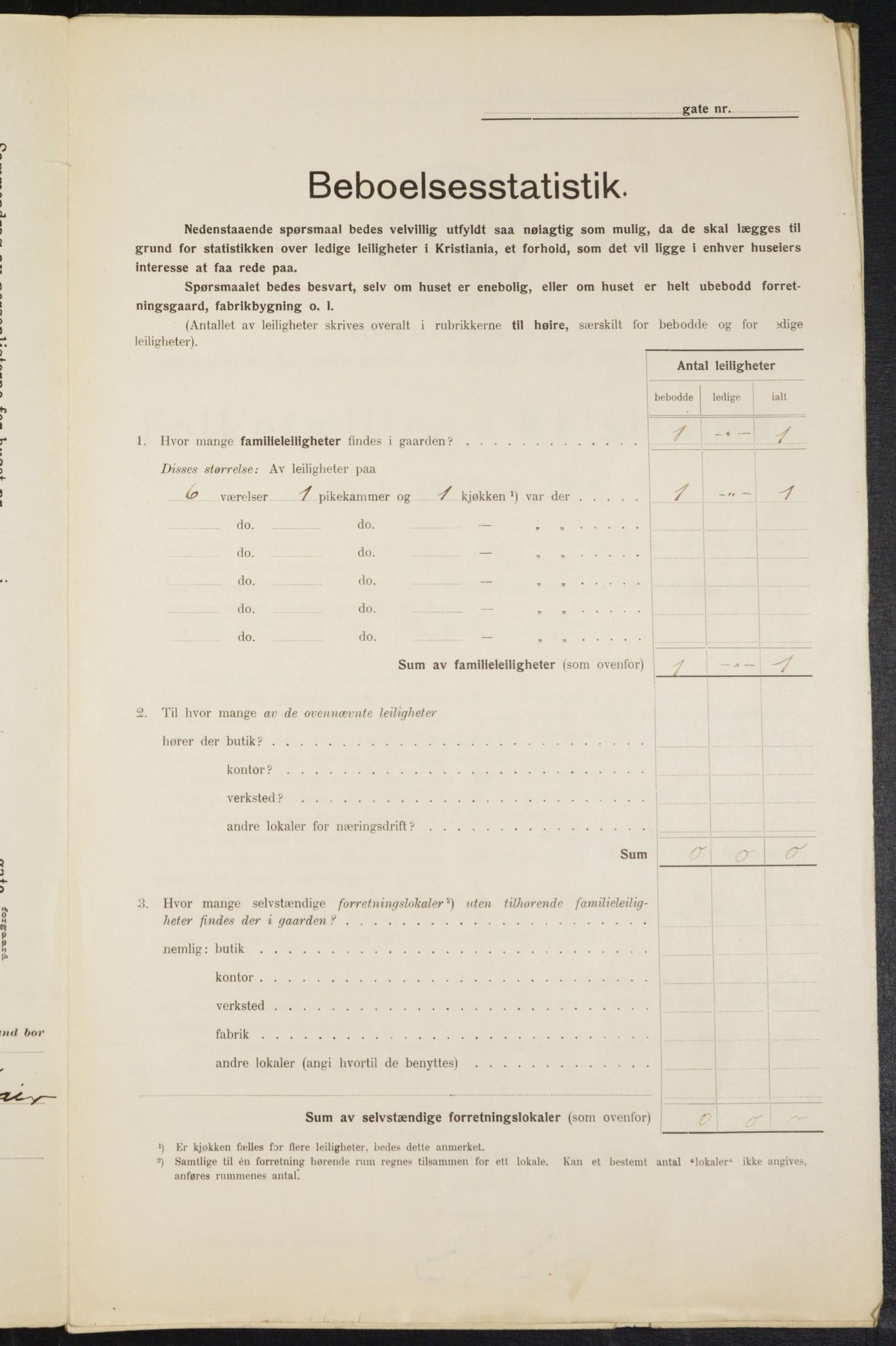 OBA, Municipal Census 1914 for Kristiania, 1914, p. 112251