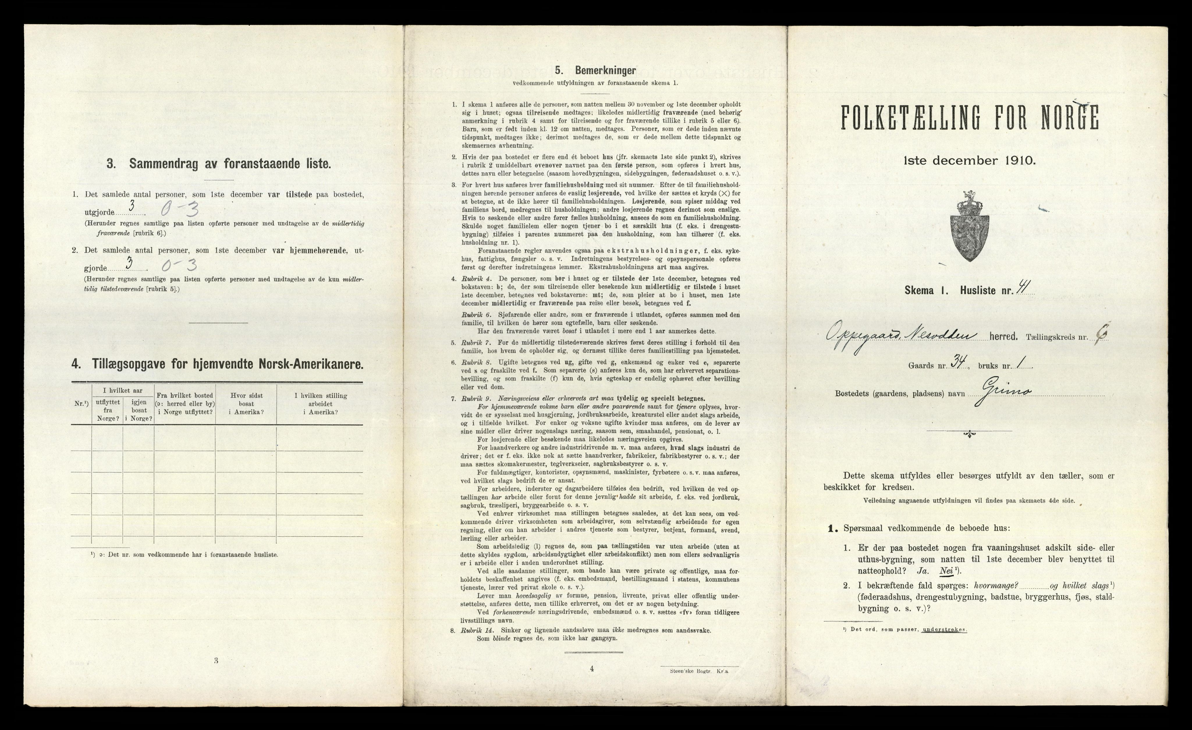 RA, 1910 census for Nesodden, 1910, p. 788