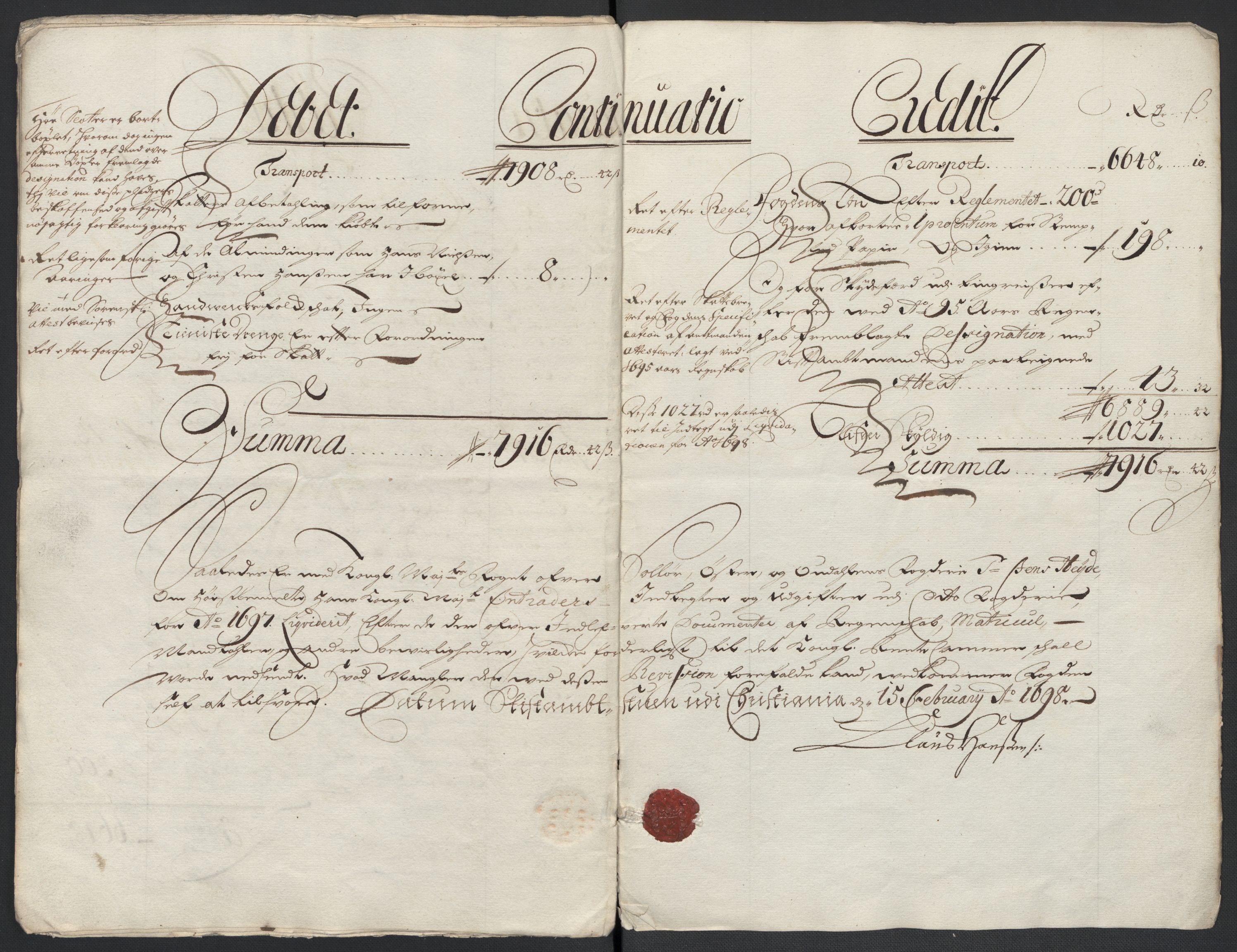 Rentekammeret inntil 1814, Reviderte regnskaper, Fogderegnskap, AV/RA-EA-4092/R13/L0835: Fogderegnskap Solør, Odal og Østerdal, 1697, p. 22