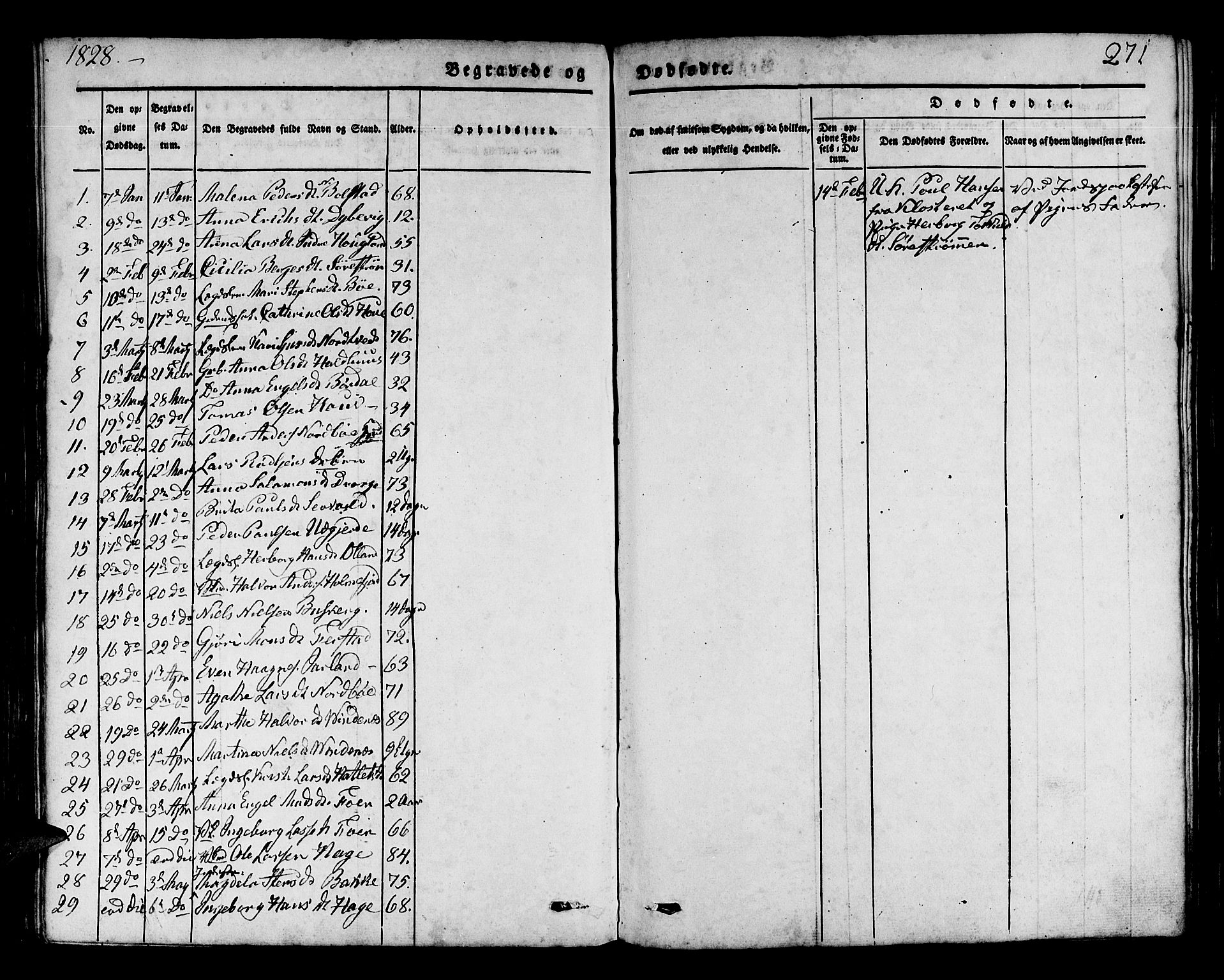 Os sokneprestembete, SAB/A-99929: Parish register (official) no. A 14, 1826-1839, p. 271