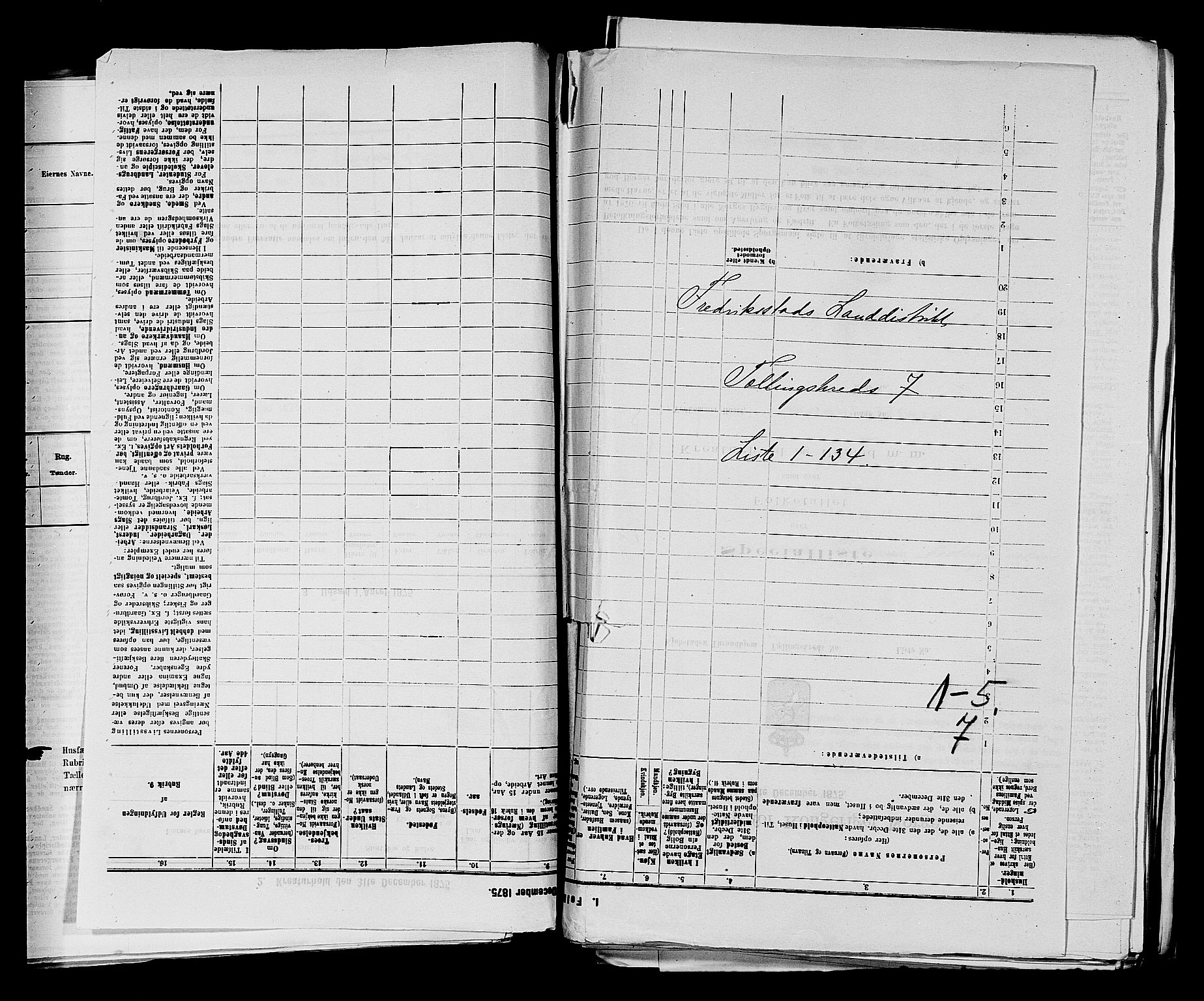 RA, 1875 census for 0132L Fredrikstad/Glemmen, 1875, p. 1263