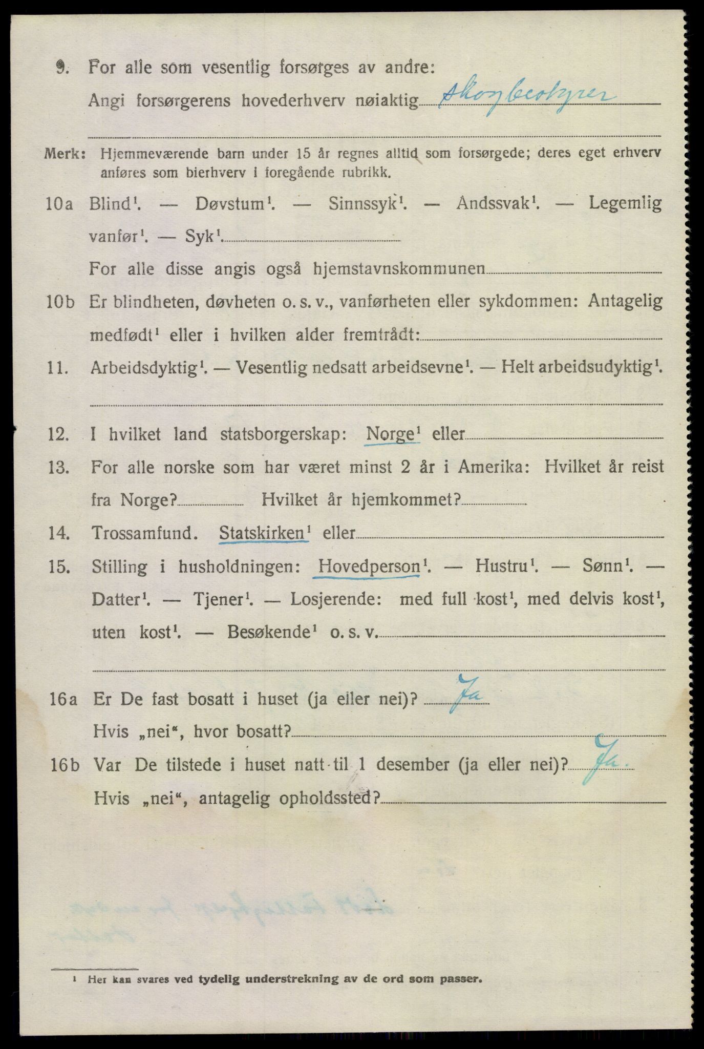 SAKO, 1920 census for Drangedal, 1920, p. 3142