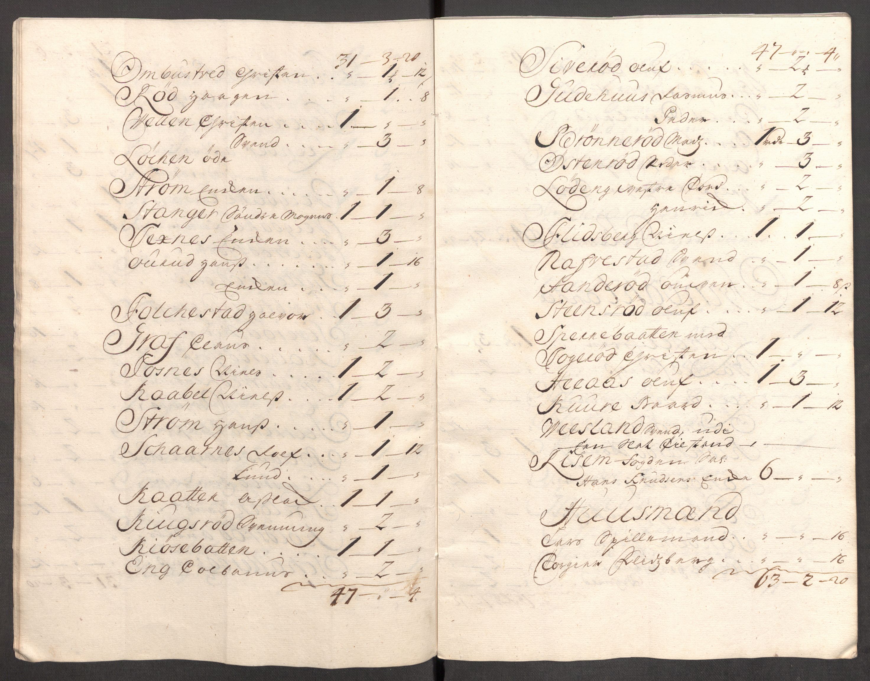 Rentekammeret inntil 1814, Reviderte regnskaper, Fogderegnskap, AV/RA-EA-4092/R04/L0141: Fogderegnskap Moss, Onsøy, Tune, Veme og Åbygge, 1717, p. 63